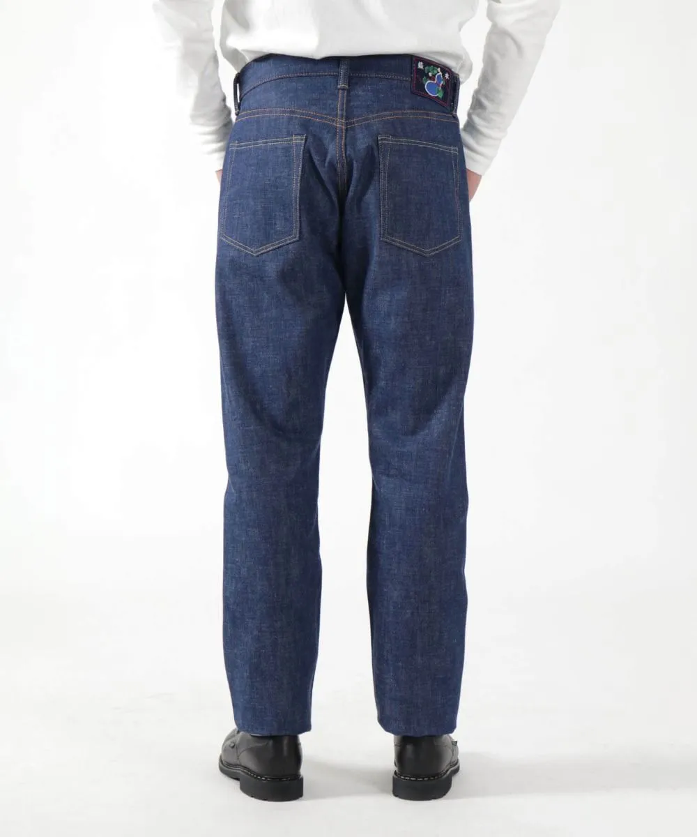 【MOMOTARO】0605-AI “Natural Indigo Aizome” Gold Label 桃太郎金丹純天然靛藍手染直筒微錐形牛仔褲 sold by Blue Beach Denim product image thumbnail 3