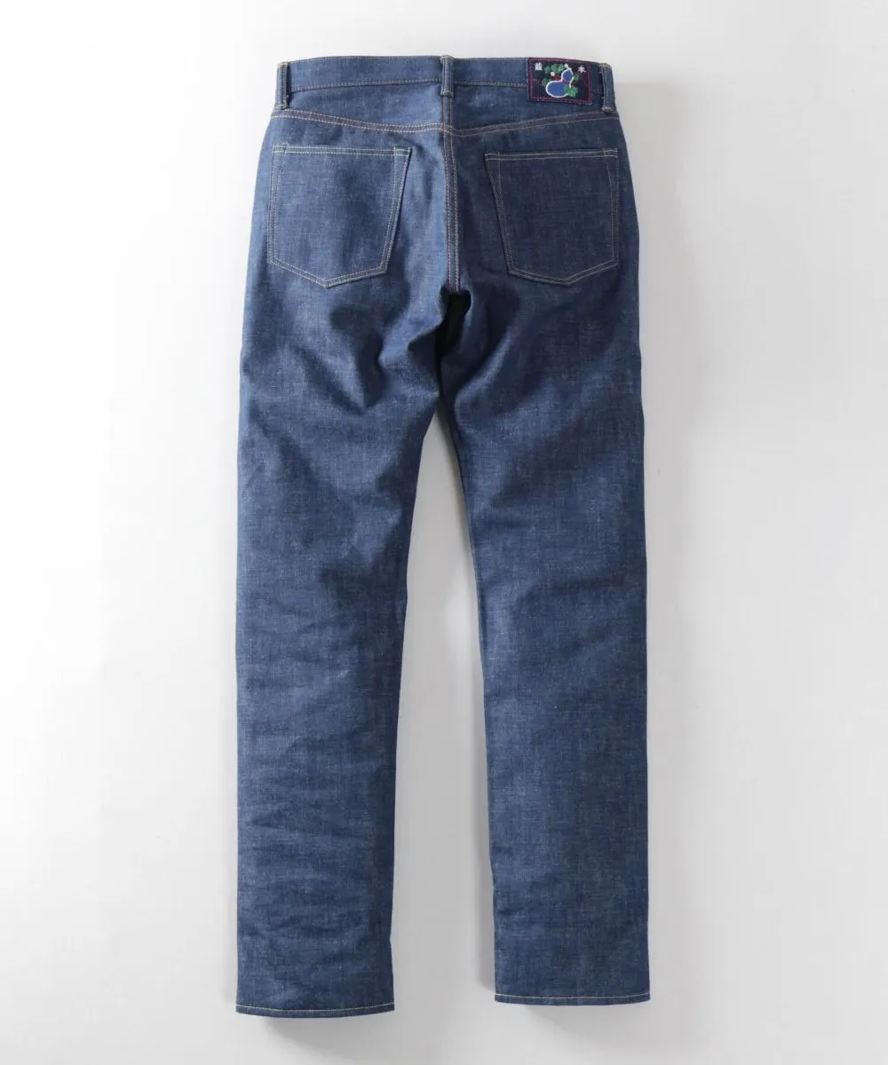 【MOMOTARO】0605-AI “Natural Indigo Aizome” Gold Label 桃太郎金丹純天然靛藍手染直筒微錐形牛仔褲 sold by Blue Beach Denim product image thumbnail 5