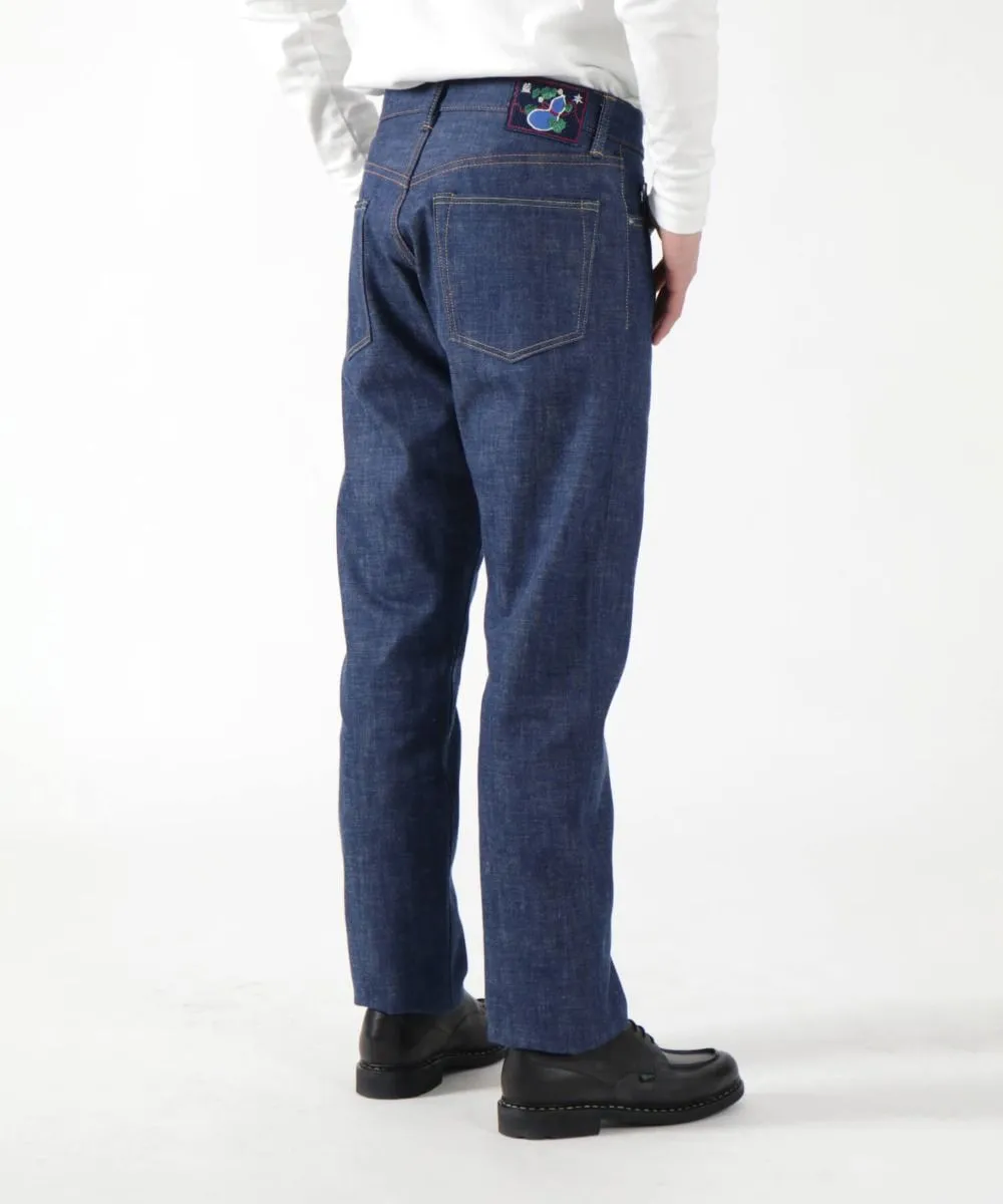 【MOMOTARO】0605-AI “Natural Indigo Aizome” Gold Label 桃太郎金丹純天然靛藍手染直筒微錐形牛仔褲 sold by Blue Beach Denim product image thumbnail 4