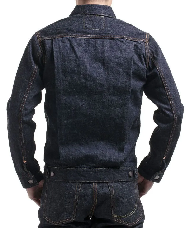【MOMOTARO】MJ2103 Copper Label 14.7oz Type II Denim Jacket 桃太郎銅丹辛巴威棉二代牛仔外套 sold by Blue Beach Denim product image thumbnail 2
