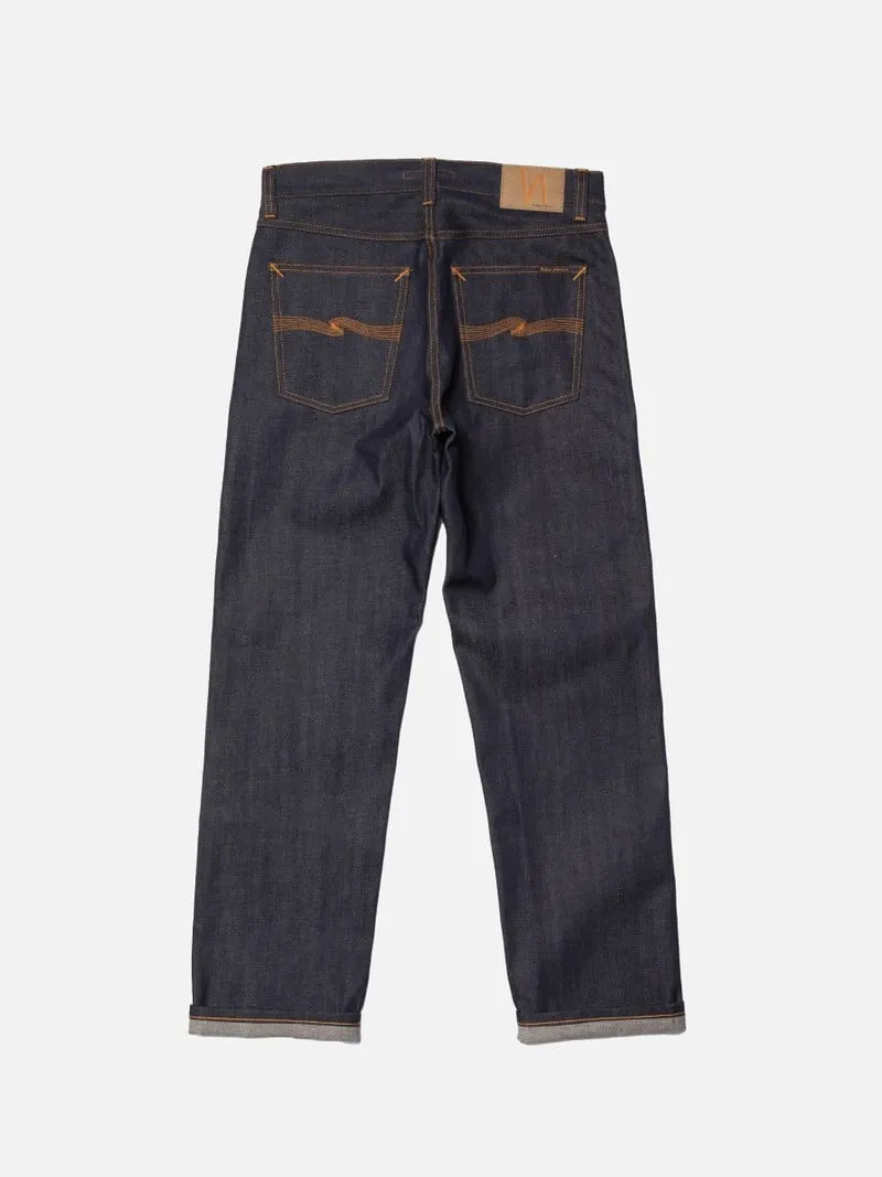【Nudie Jeans】Rad Rufus Dry Selvage 旗艦橘耳布邊原色寬直筒牛仔褲 sold by Blue Beach Denim product image thumbnail 4