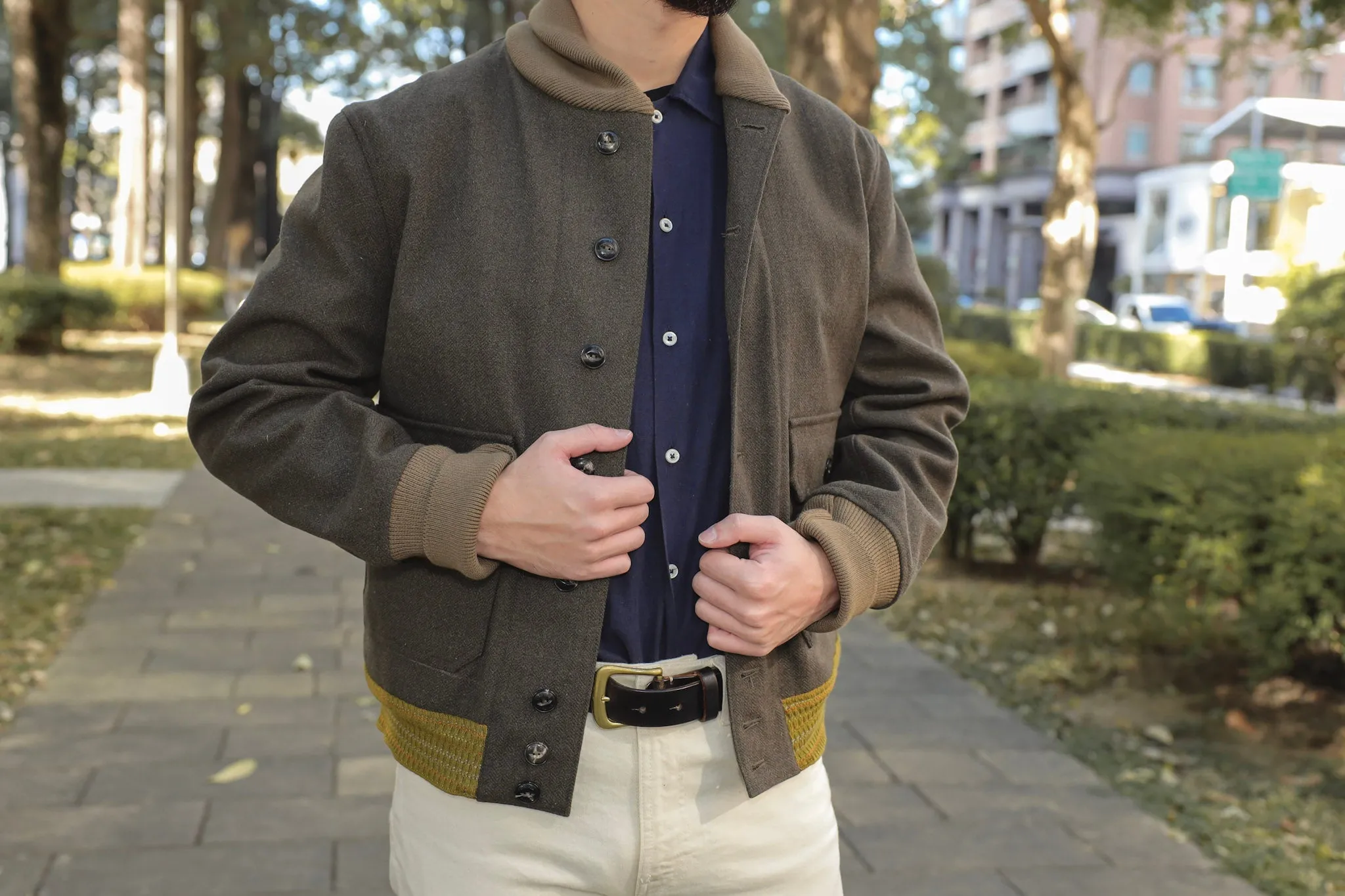 【Fortela】REGAN MA142 GRE A-1 義大利羊毛復古飛行外套 sold by Blue Beach Denim product image thumbnail 4