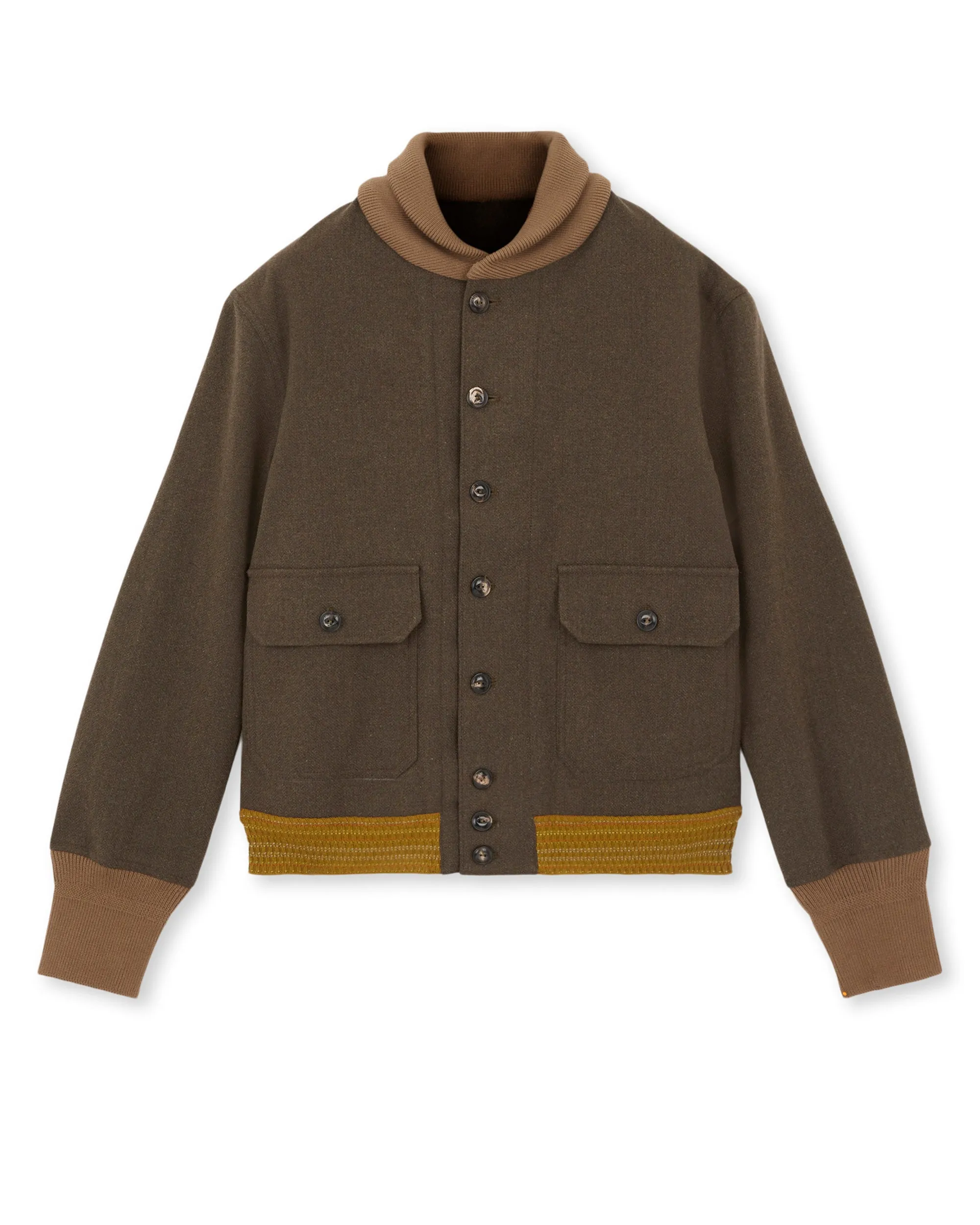 【Fortela】REGAN MA142 GRE A-1 義大利羊毛復古飛行外套 sold by Blue Beach Denim