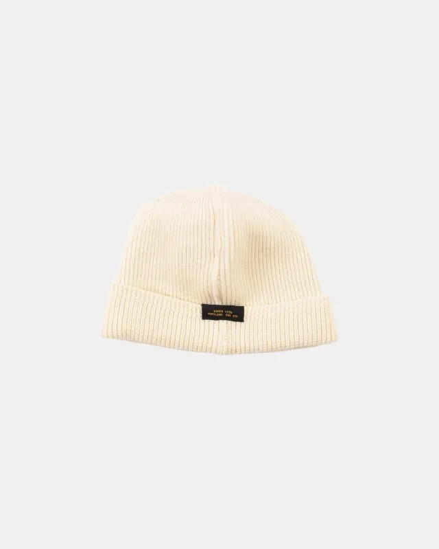 【Dehen 1920】Wool Knit Watch Cap - Natural / 羊毛針織帽 made by Dehen 1920