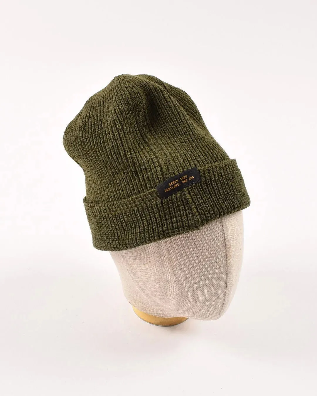 【Dehen 1920】Wool Knit Watch Cap - Loden / 羊毛針織帽 sold by Blue Beach Denim product image thumbnail 2