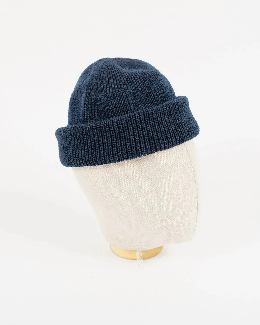 【Dehen 1920】Wool Knit Watch Cap - Dark Navy / Goldmine Mix / 羊毛針織帽 sold by Blue Beach Denim product image thumbnail 3