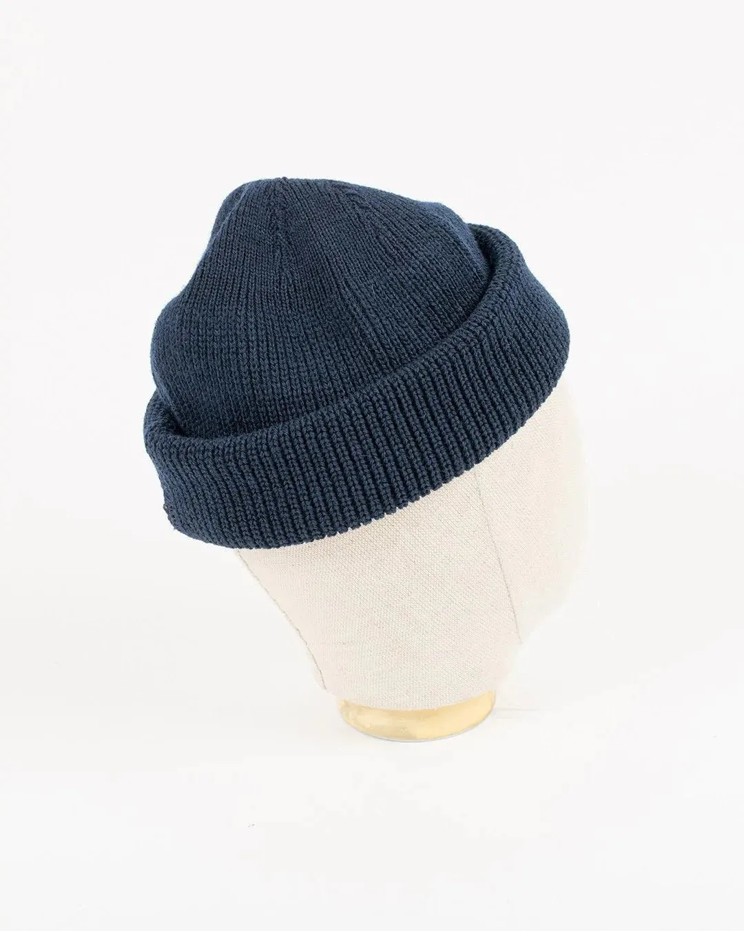 【Dehen 1920】Wool Knit Watch Cap - Dark Navy / Goldmine Mix / 羊毛針織帽 sold by Blue Beach Denim product image thumbnail 4