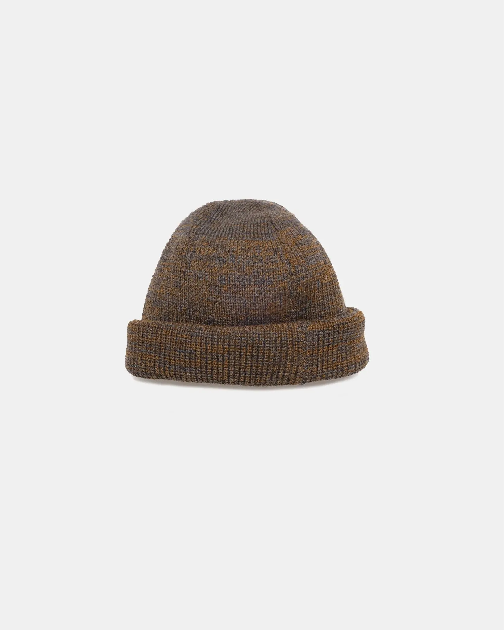 【Dehen 1920】Wool Knit Watch Cap - Charcoal / Goldmine Mix / 羊毛針織帽 sold by Blue Beach Denim product image thumbnail 2