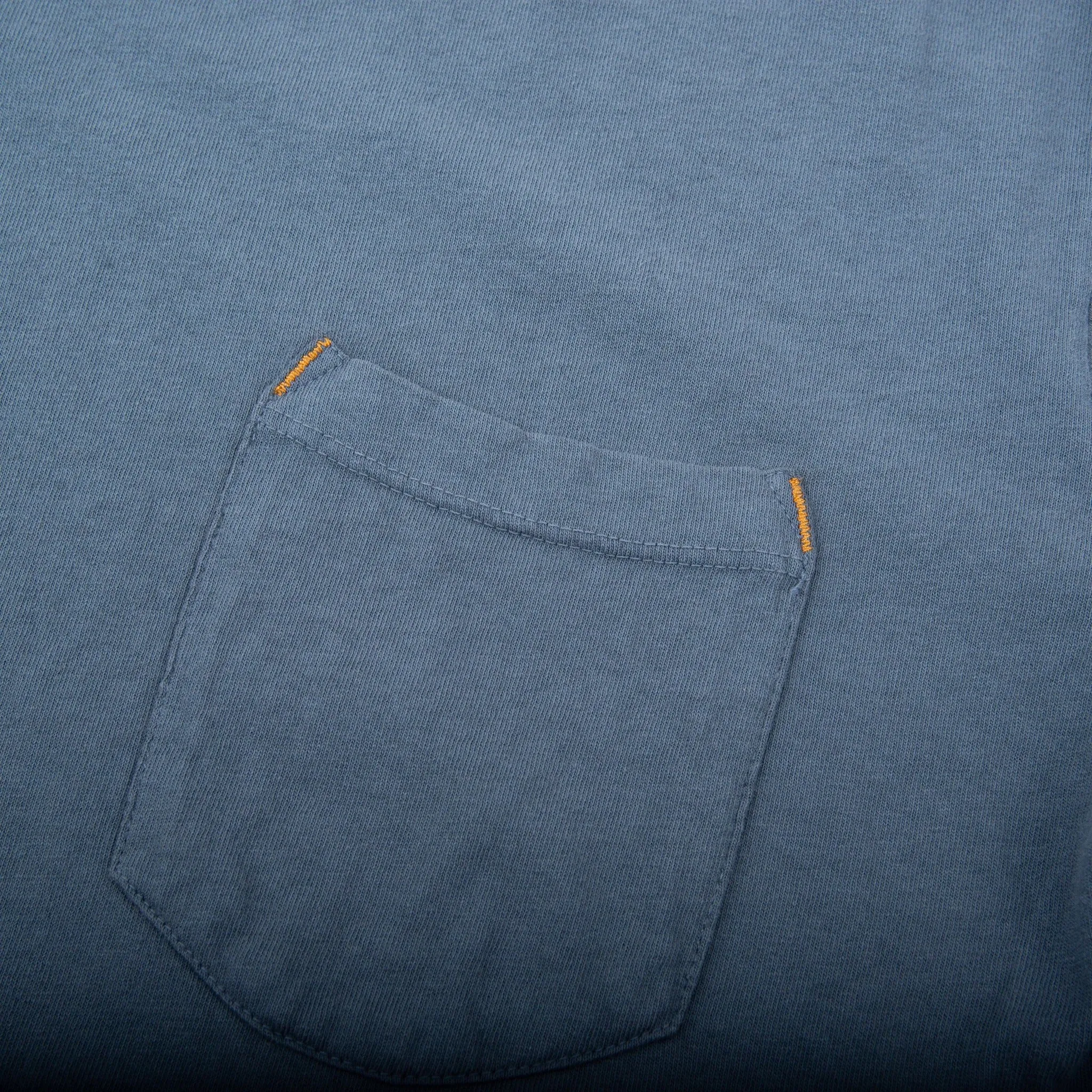 【Freenote】9 Ounce Pocket T-shirt Blue/藏青色成衣染口袋素T sold by Blue Beach Denim product image thumbnail 4
