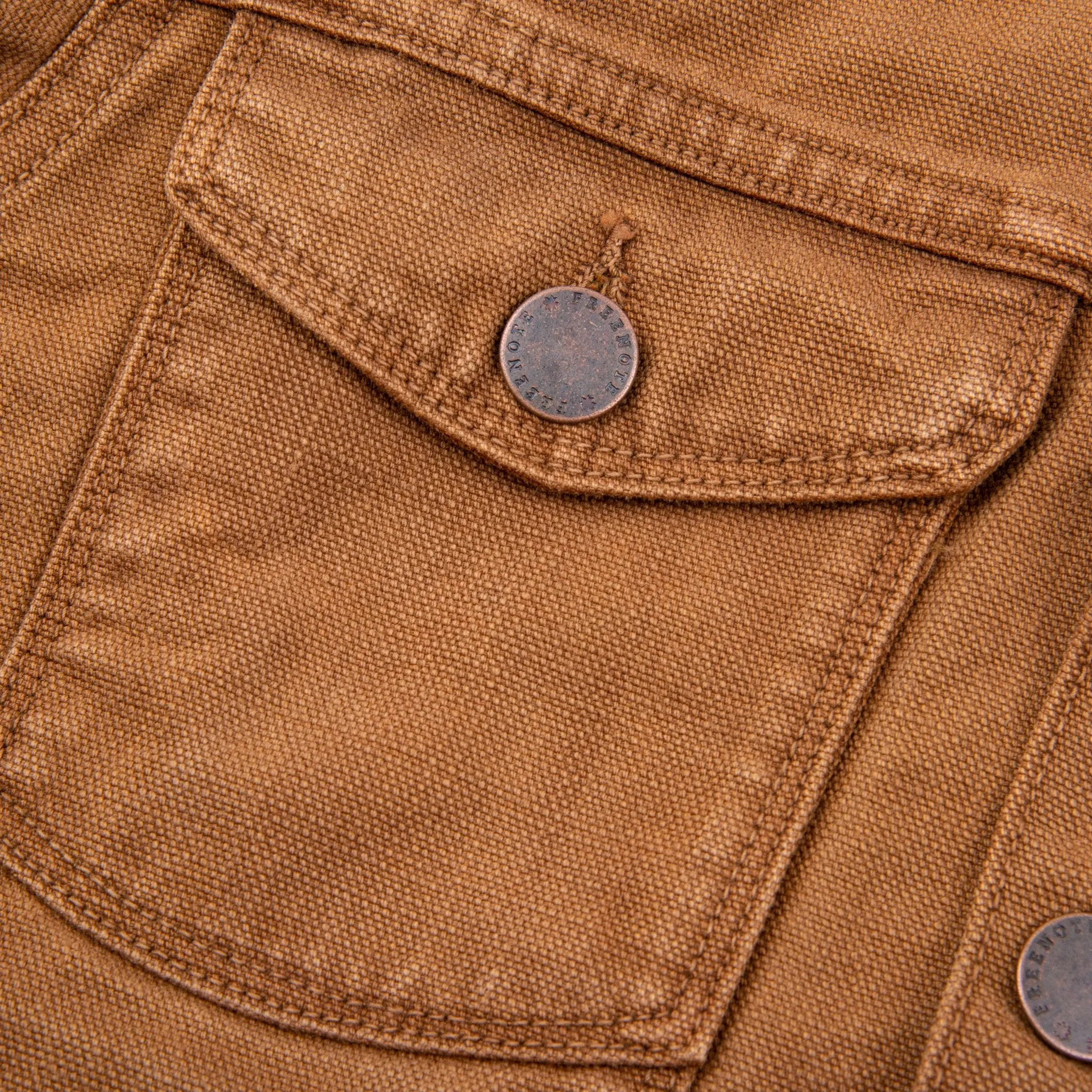 【Freenote】酵素水洗 帆布外套/14oz/Classic Denim Jacket sold by Blue Beach Denim product image thumbnail 4