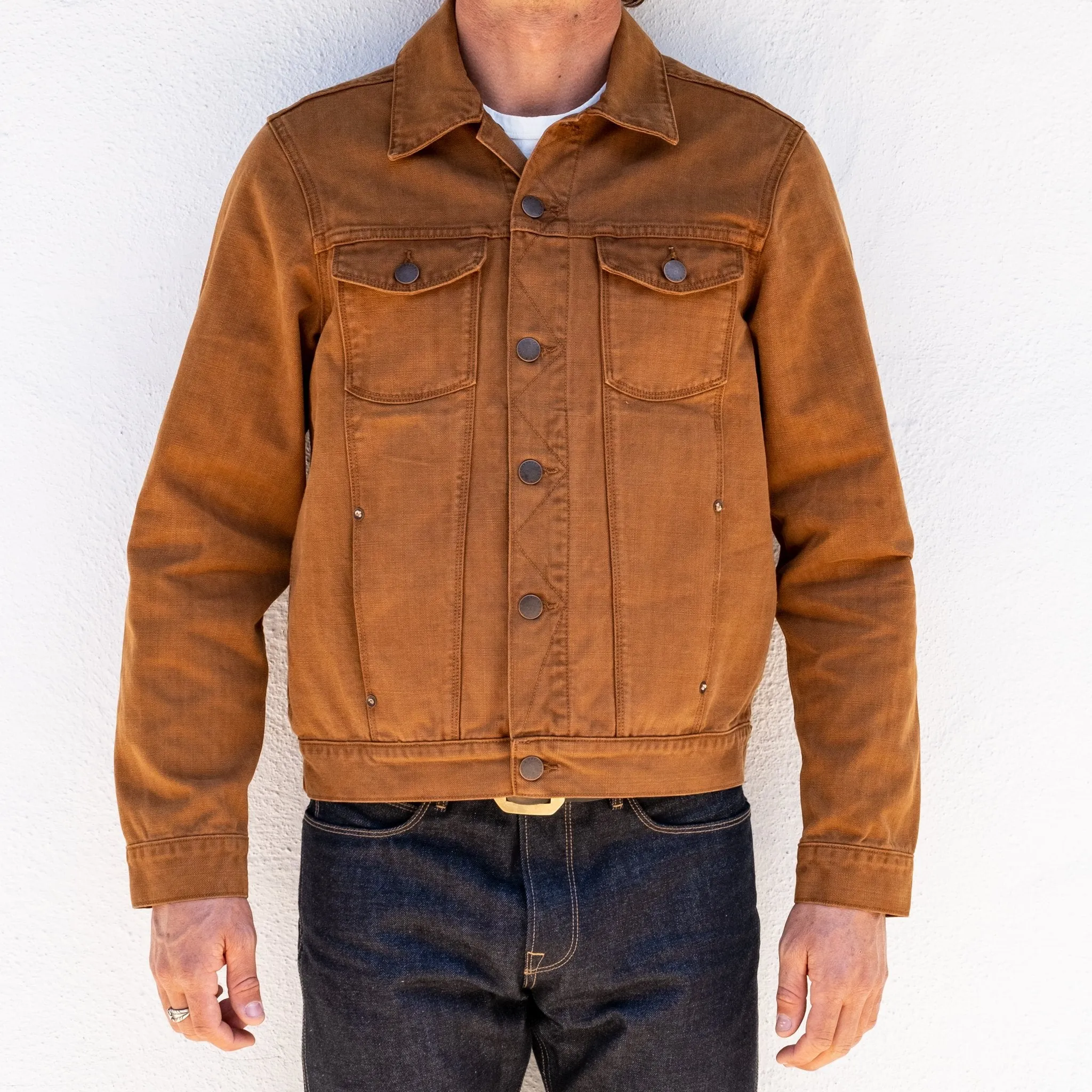 【Freenote】酵素水洗 帆布外套/14oz/Classic Denim Jacket sold by Blue Beach Denim product image thumbnail 2