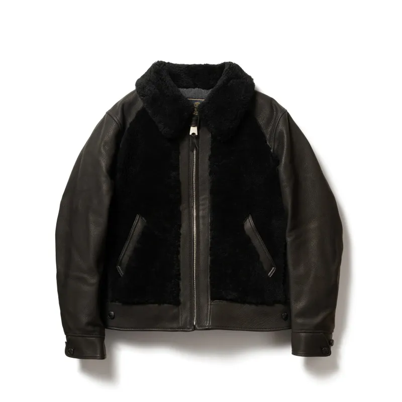 【Y'2 Leather】Deer Skin Grizzly Jacket Limited Edition 限量版黑色鹿皮熊夾克 made by Y'2 Leather