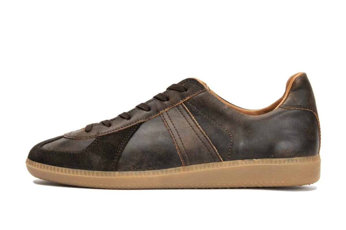 【Reproduction of Found】1700TPV Dark Brown Faded Teacore Germain Trainer made by Reproduction of Found