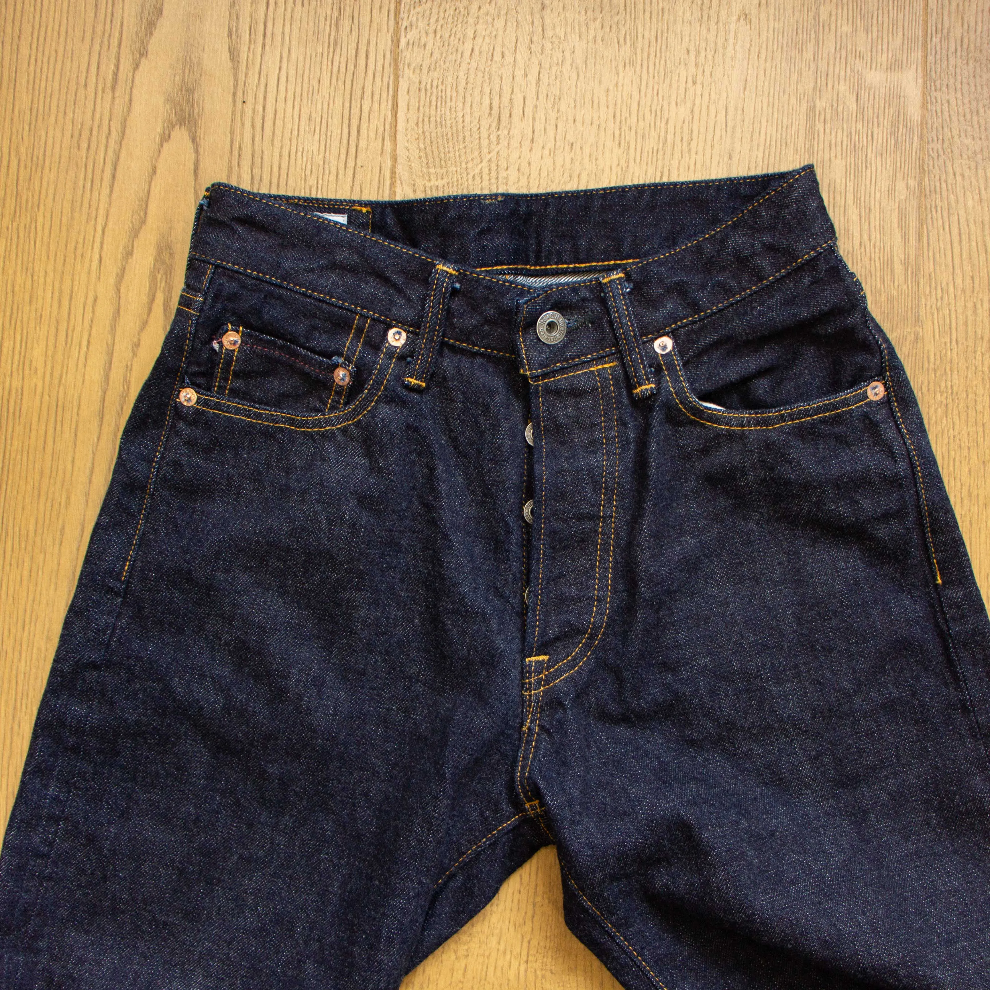 【ONI DENIM】L700 Ladies 14oz Selvedge Denim 女款深藍染經典直筒牛仔褲 sold by Blue Beach Denim product image thumbnail 4