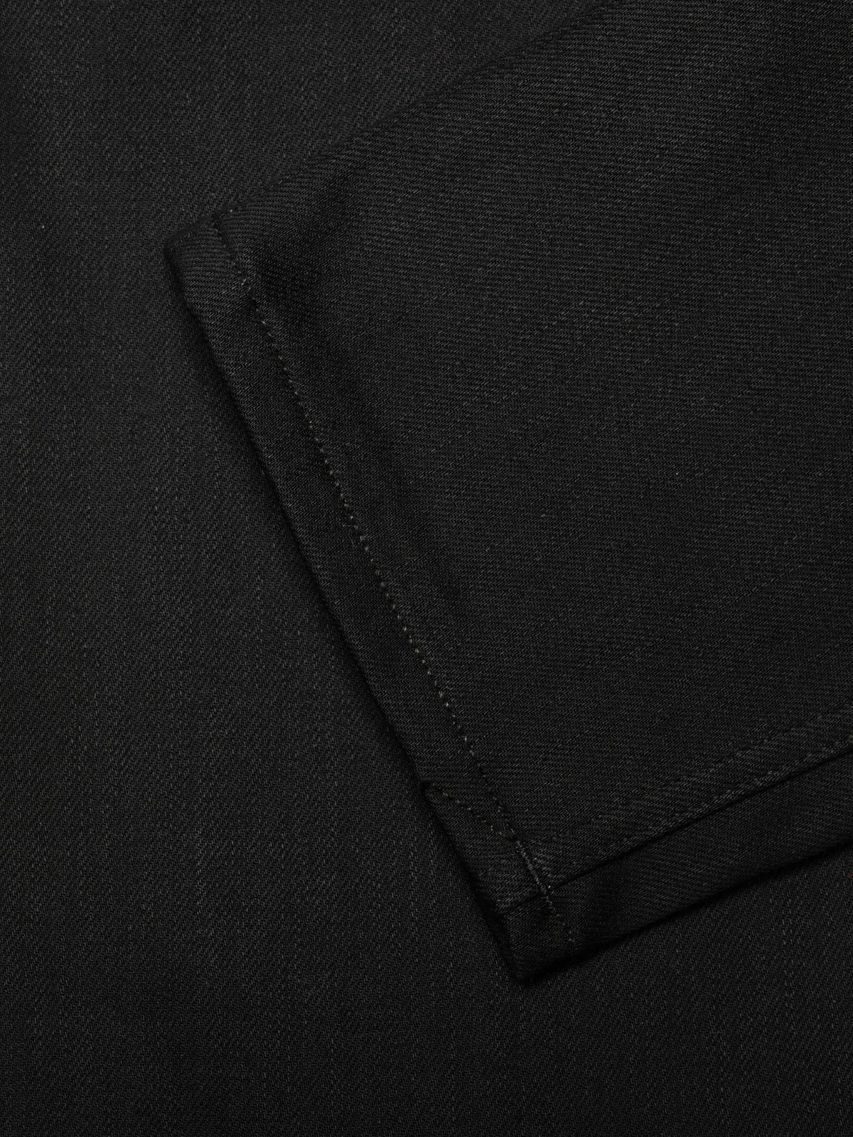 【Nudie Jeans】Solid Ollie Dry Black Selvage 赤耳黑布邊中小直筒牛仔褲 sold by Blue Beach Denim product image thumbnail 4