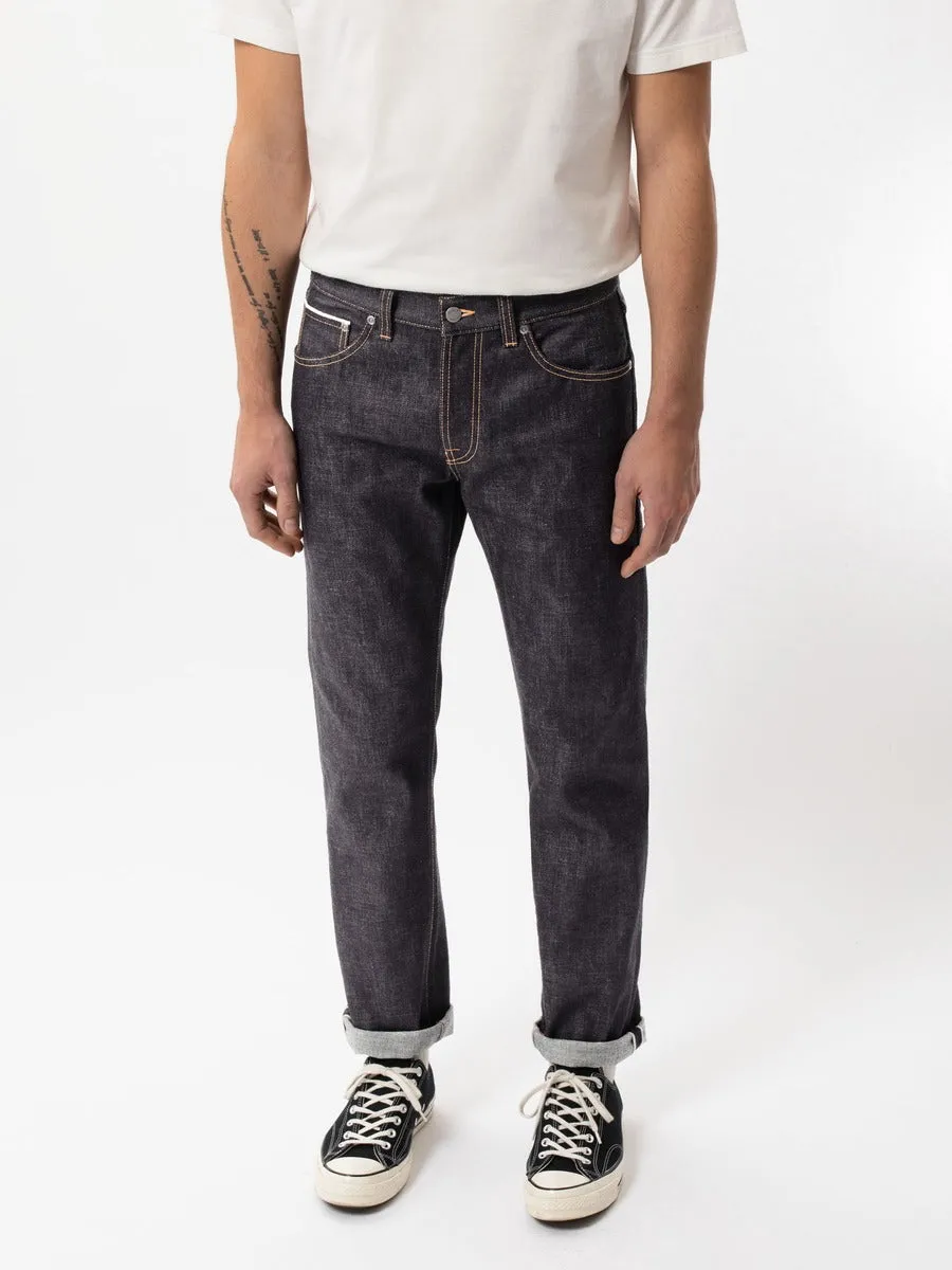 【Nudie Jeans】Gritty Jackson Dry Ace Selvage 14.2oz 限量王牌布邊復刻粉紅赤耳中腰直筒牛仔褲 sold by Blue Beach Denim product image thumbnail 4