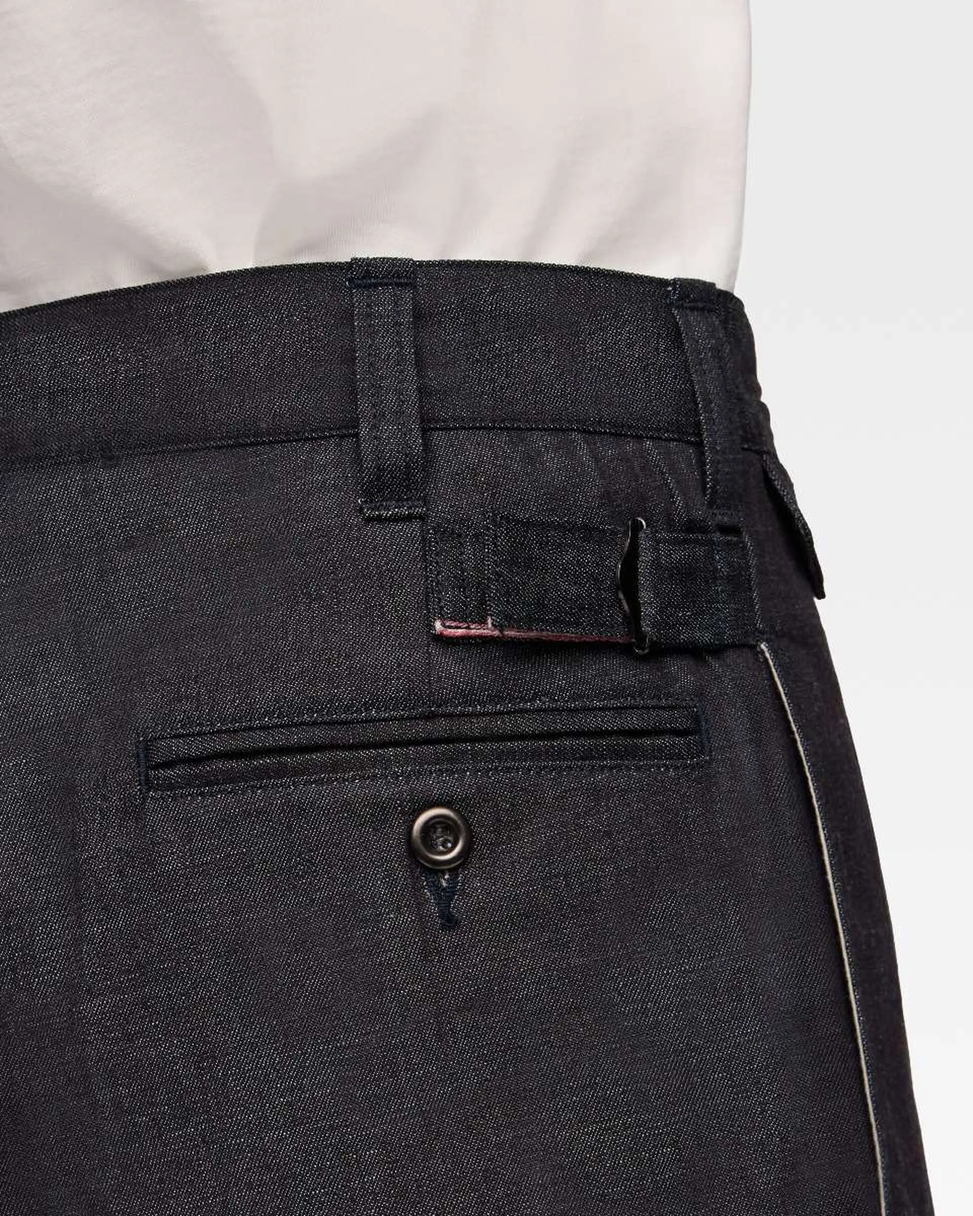 【MOMOTARO】DENIM TROUSERS 單摺原色丹寧直筒長褲 sold by Blue Beach Denim product image thumbnail 5