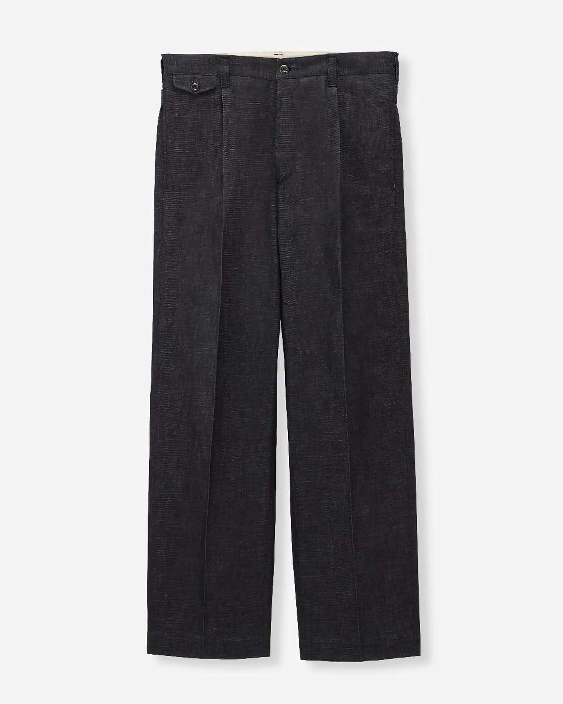 【MOMOTARO】DENIM TROUSERS 單摺原色丹寧直筒長褲 sold by Blue Beach Denim