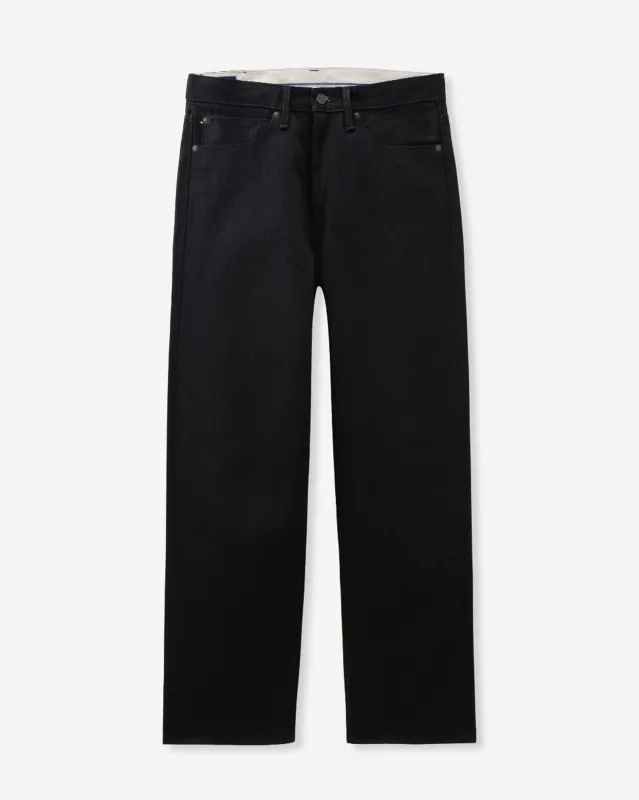 【MOMOTARO】#100 BLACK STANDARD STRAIGHT 14.7oz 雙染黑辛巴威棉標準直筒牛仔褲 made by Momotaro