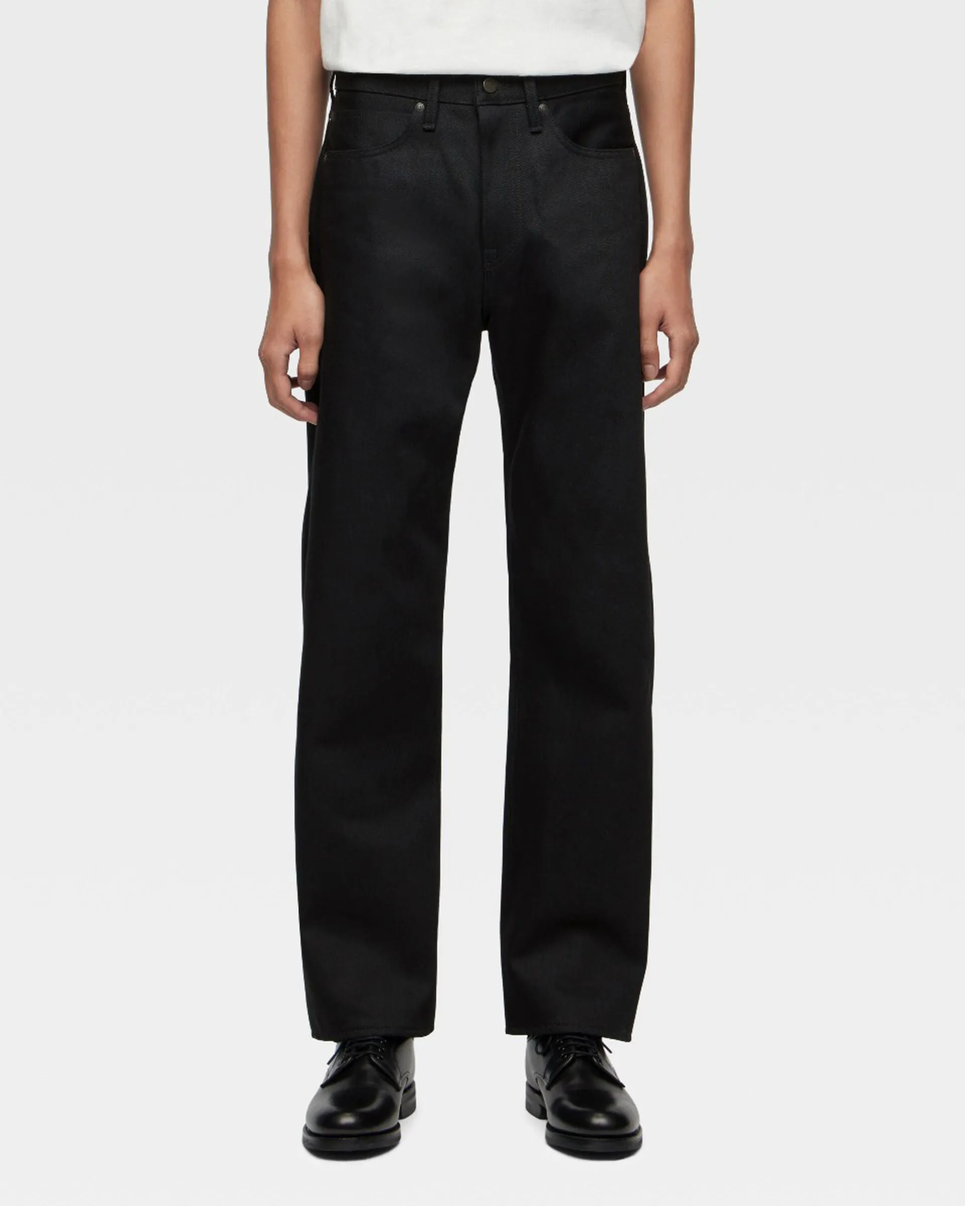 【MOMOTARO】#100 BLACK STANDARD STRAIGHT 14.7oz 雙染黑辛巴威棉標準直筒牛仔褲 sold by Blue Beach Denim product image thumbnail 2