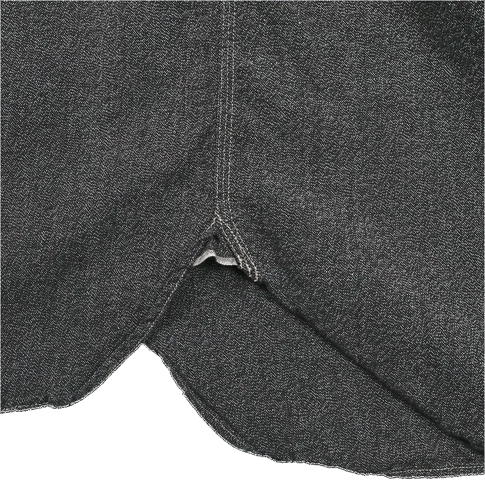 【Fullcount】Triple Stitch Covert Chambray Shirt 胡椒鹽灰色青年布工作襯衫 sold by Blue Beach Denim product image thumbnail 5