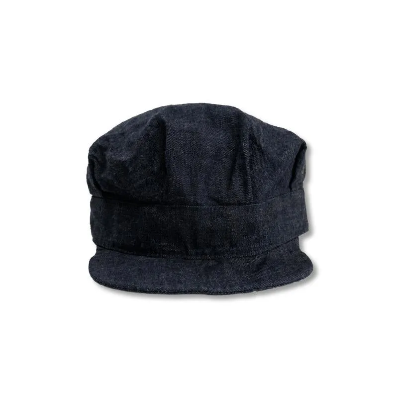 【Fullcount】Denim Railroad Cap 靛藍丹寧鐵路工帽 sold by Blue Beach Denim product image thumbnail 2