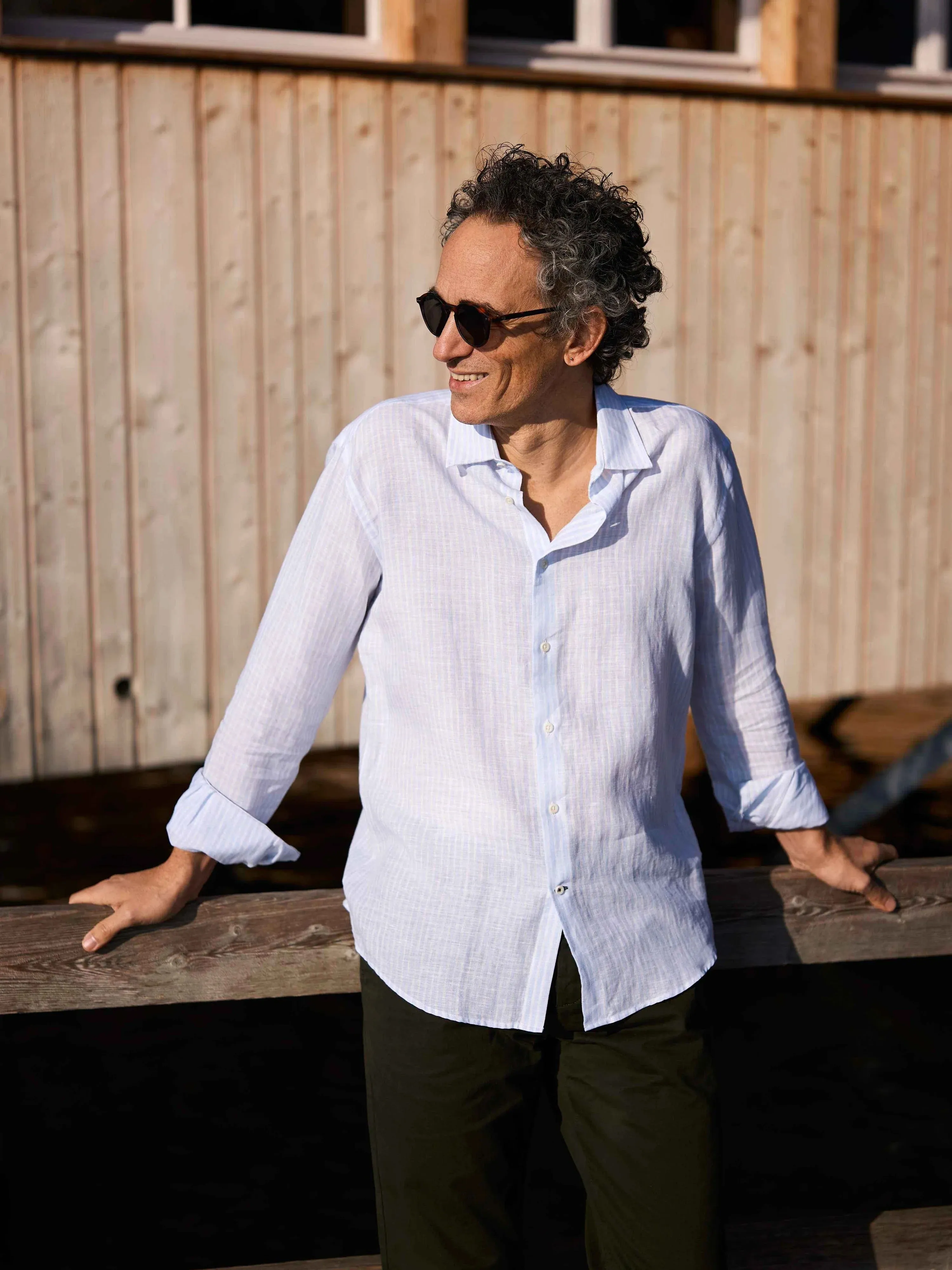 【CARPASUS】Shirt Avignon - Light Blue 淺水藍亞麻長袖襯衫 sold by Blue Beach Denim product image thumbnail 3