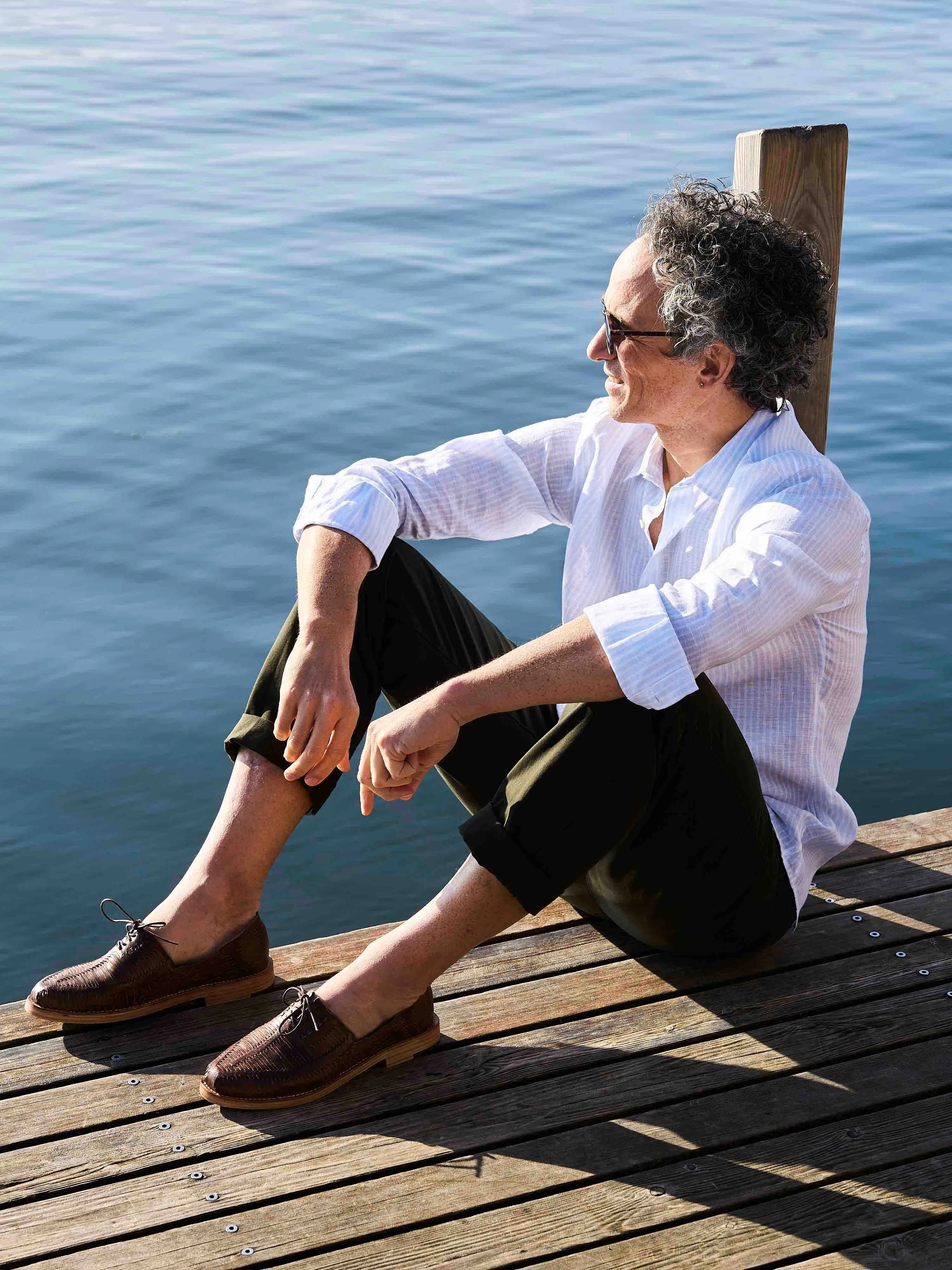 【CARPASUS】Shirt Avignon - Light Blue 淺水藍亞麻長袖襯衫 sold by Blue Beach Denim product image thumbnail 4