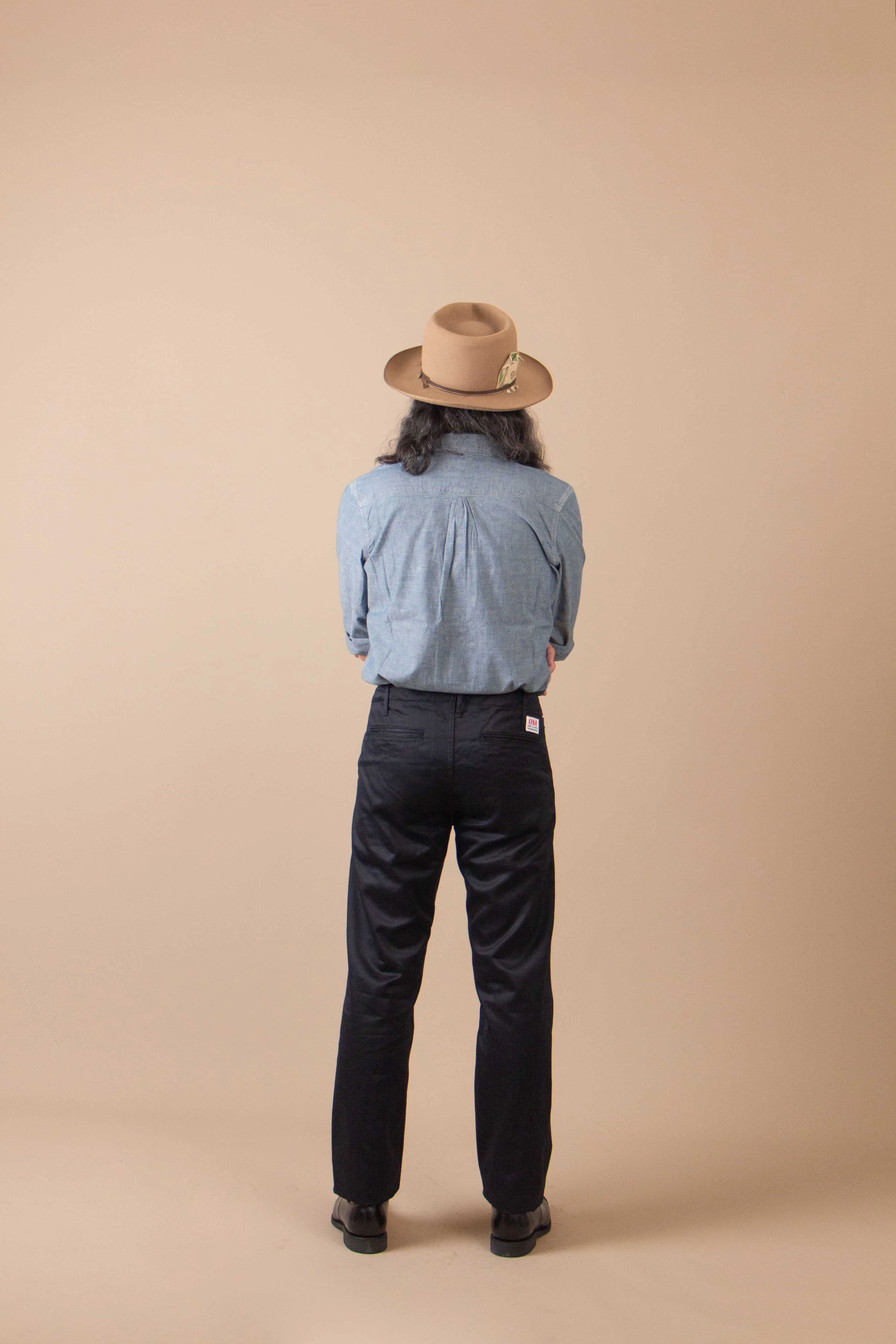 【ONI DENIM】747-WP-NVY West Point Chinos 海藍絲光棉西點軍校直筒卡其褲 sold by Blue Beach Denim product image thumbnail 5