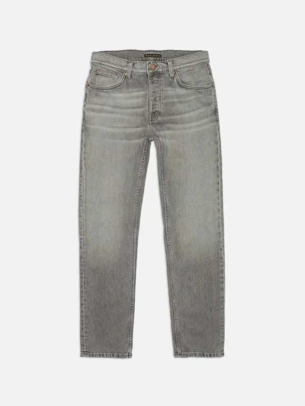 【Nudie Jeans】Solid Ollie Pale Ash 滄灰色中小直筒牛仔褲 made by Nudie Jeans