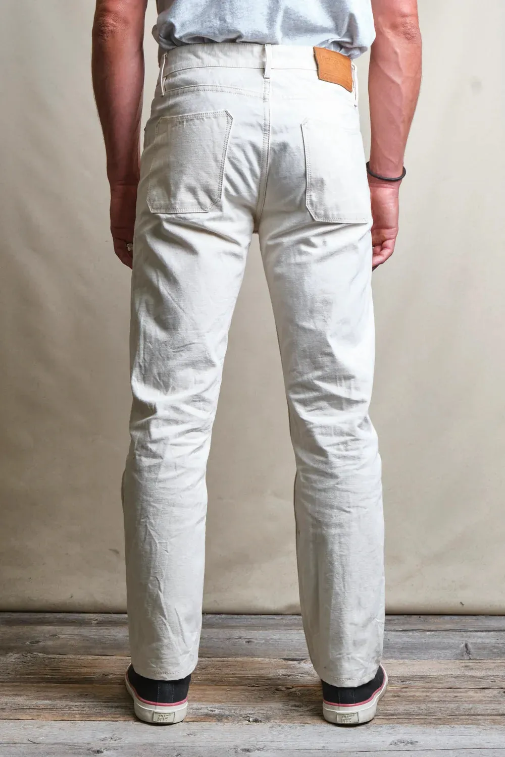 【Freenote】Portola Classic Taper 11oz Natural Canvas 波托拉原棉色帆布經典錐形長褲 sold by Blue Beach Denim product image thumbnail 2