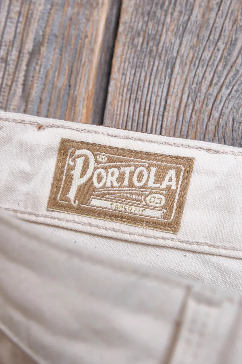 【Freenote】Portola Classic Taper 11oz Natural Canvas 波托拉原棉色帆布經典錐形長褲 sold by Blue Beach Denim product image thumbnail 4