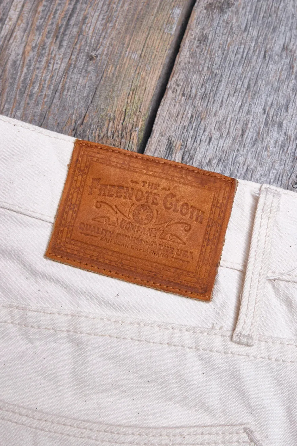 【Freenote】Portola Classic Taper 11oz Natural Canvas 波托拉原棉色帆布經典錐形長褲 sold by Blue Beach Denim product image thumbnail 5