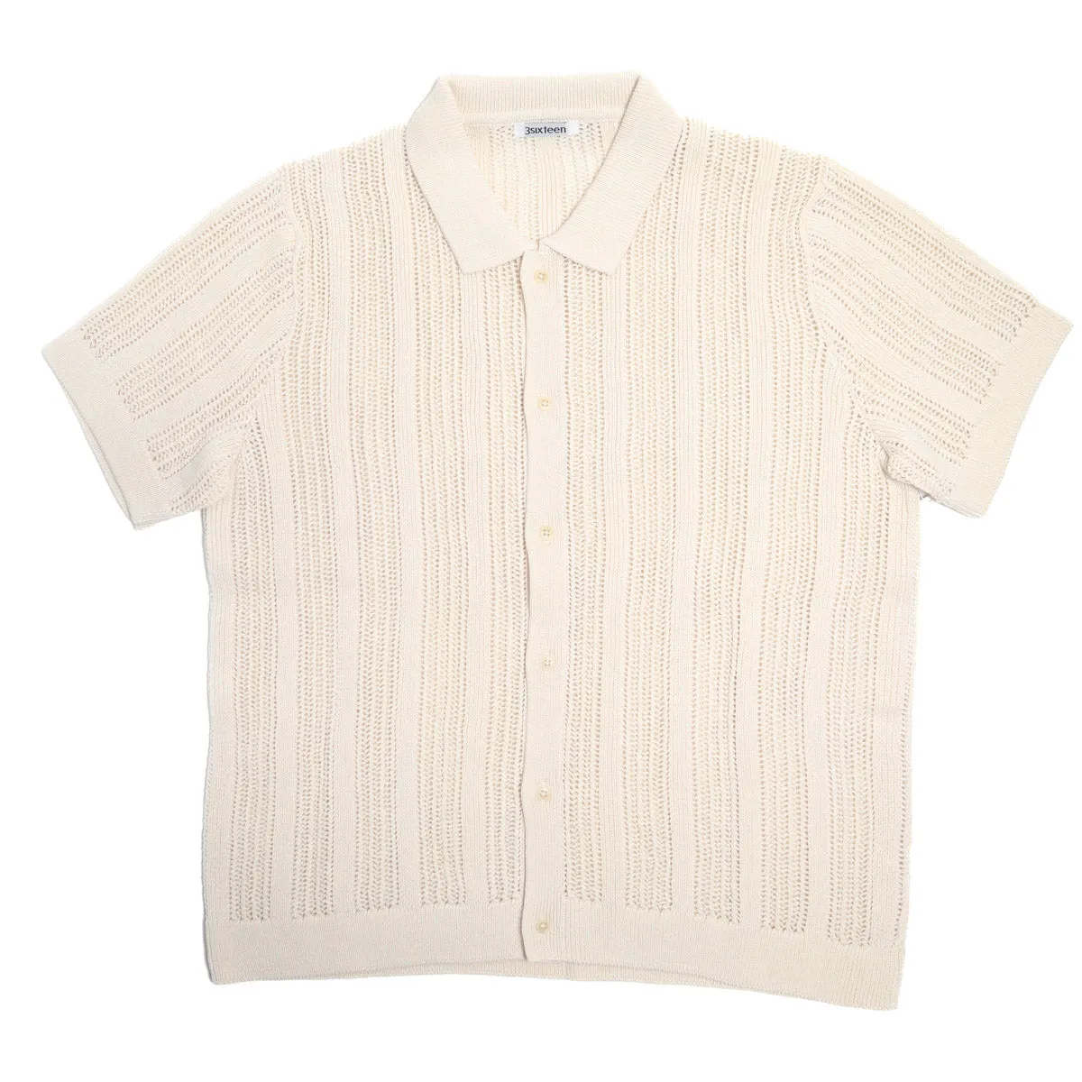 Short Sleeve Work Shirt Ecru Twill sold by Brooklyn Clothing Co.