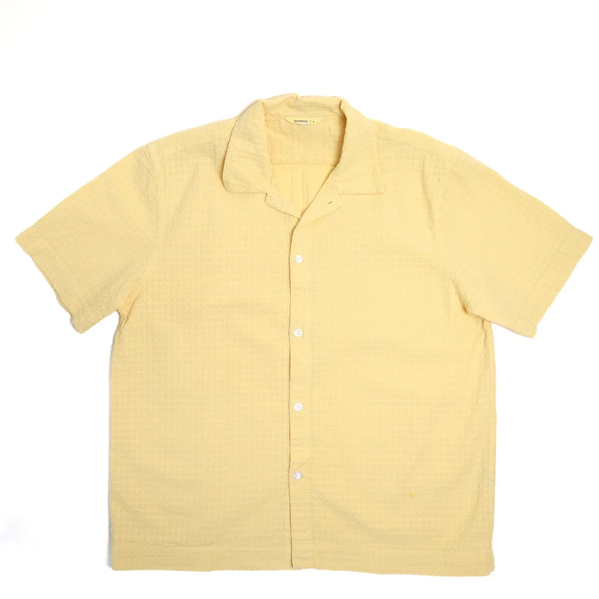 Resort Shirt Sunflower Geo Weave sold by Brooklyn Clothing Co.