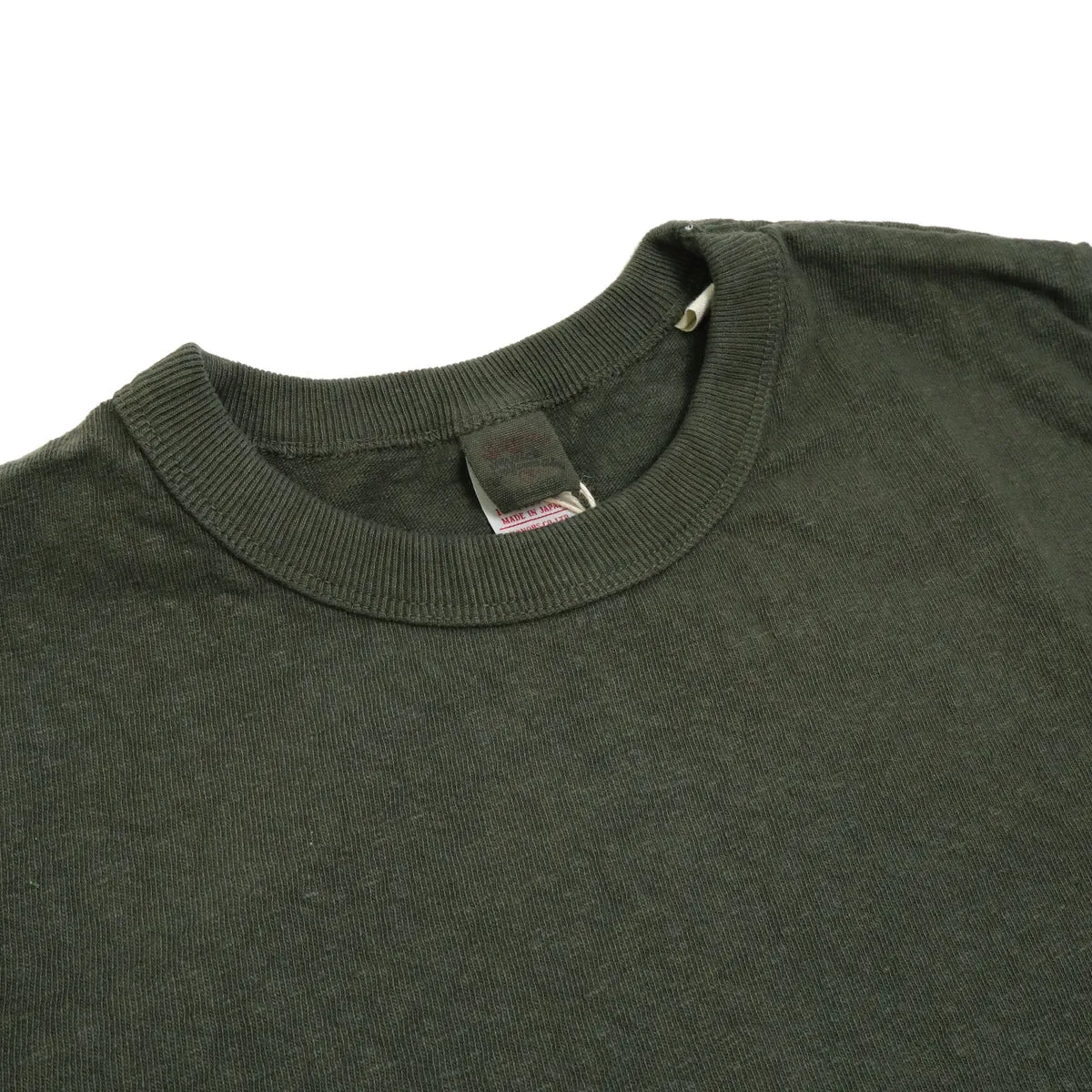 No.8 Slub Nep T-Shirt Green sold by Brooklyn Clothing Co. product image thumbnail 2