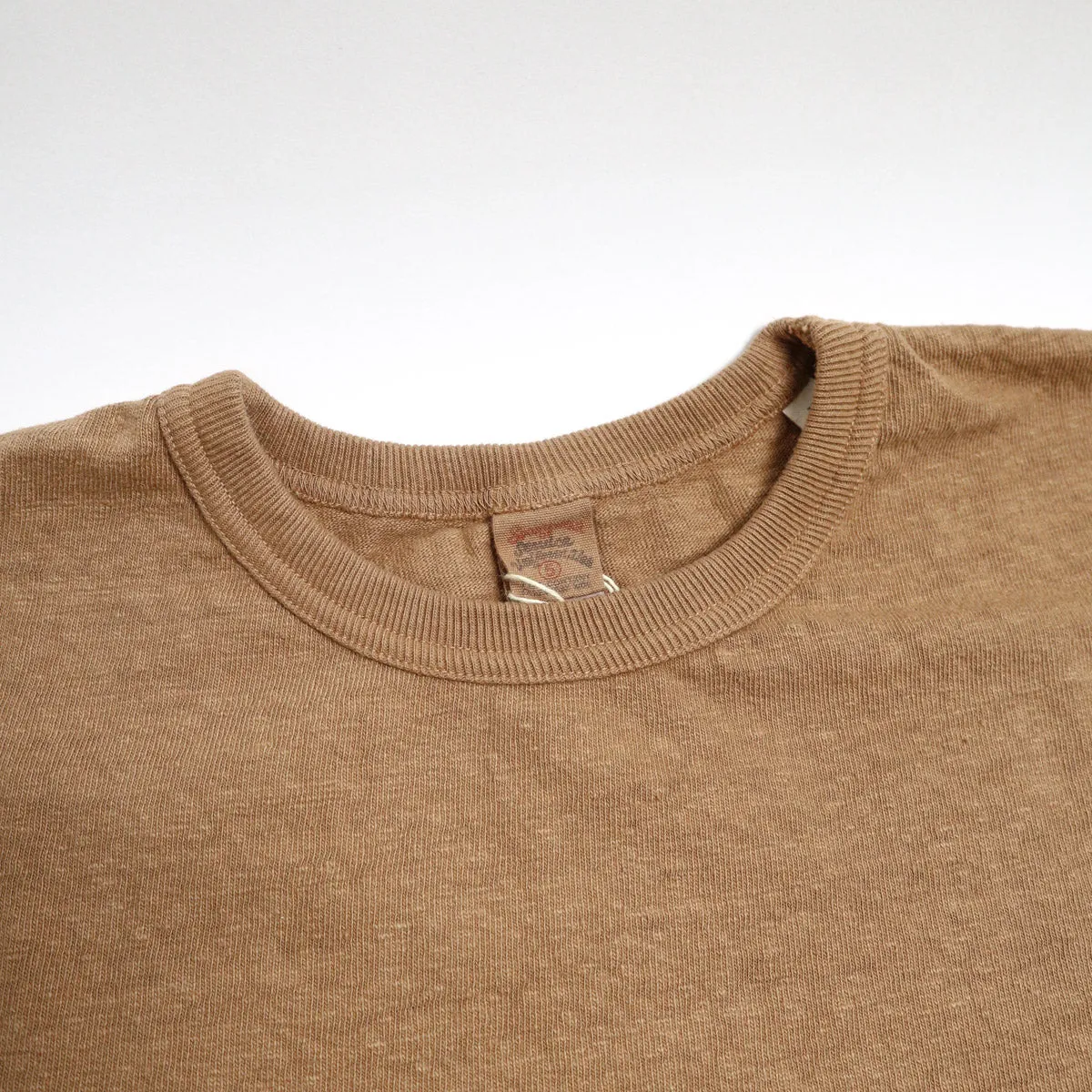 No.8 Slub Nep T-Shirt Camel sold by Brooklyn Clothing Co. product image thumbnail 2