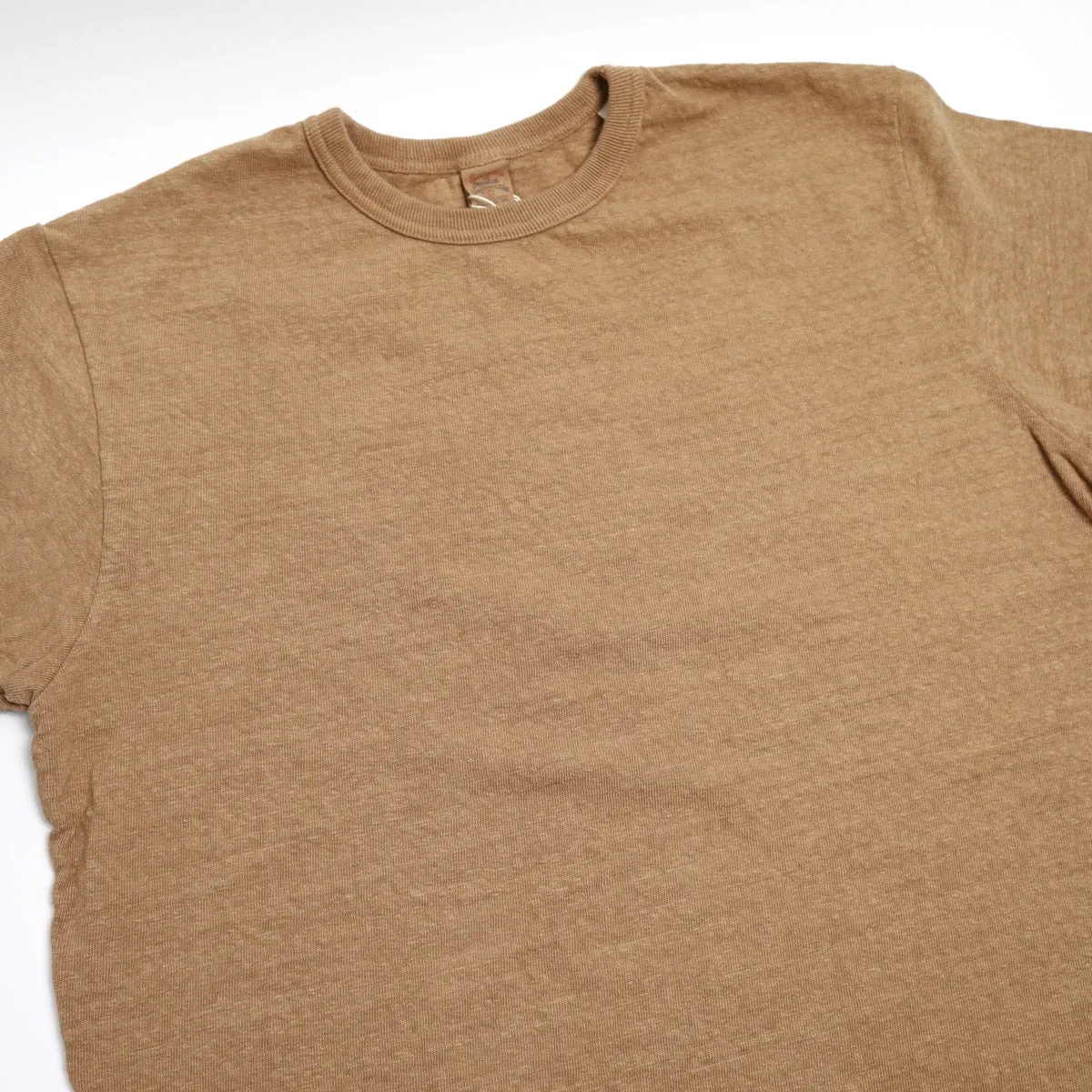 No.8 Slub Nep T-Shirt Camel sold by Brooklyn Clothing Co. product image thumbnail 3