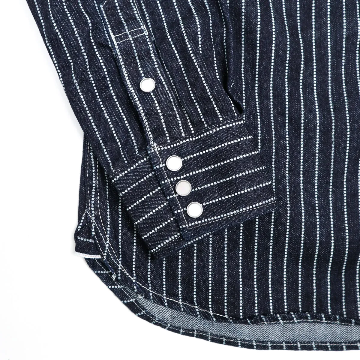 FN-SDW-701L 10oz Denim Wabash Western Shirt sold by Brooklyn Clothing Co. product image thumbnail 5