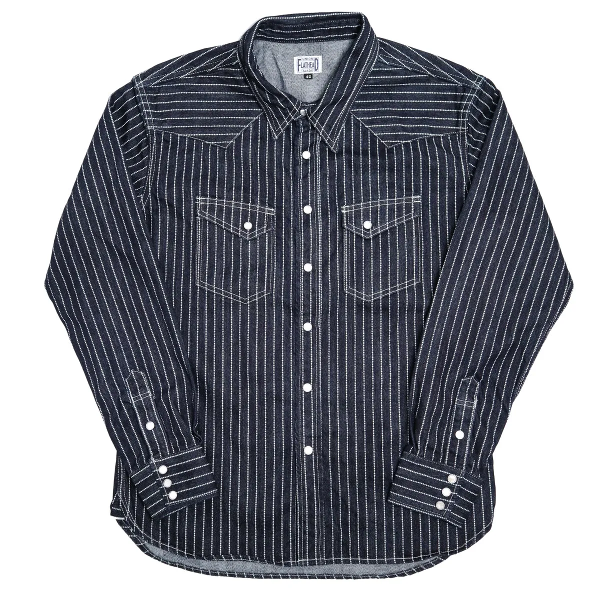 FN-SDW-701L 10oz Denim Wabash Western Shirt sold by Brooklyn Clothing Co.