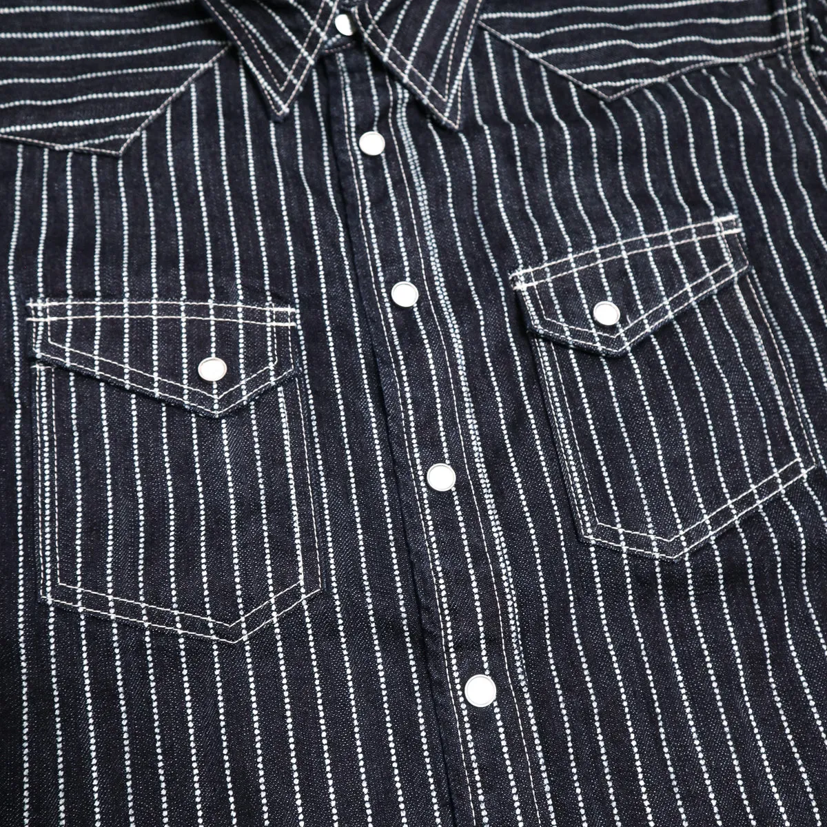 FN-SDW-701L 10oz Denim Wabash Western Shirt sold by Brooklyn Clothing Co. product image thumbnail 4