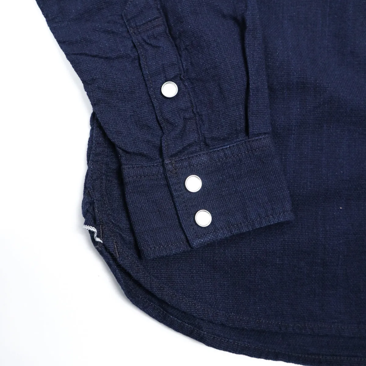 FN-SCW-002L 5.5oz Indigo Dobby Western Shirt sold by Brooklyn Clothing Co. product image thumbnail 5