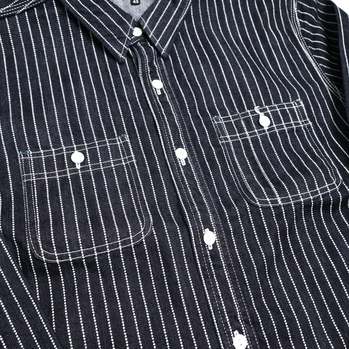 FN-SDK-702L 10oz Denim Wabash Work Shirt sold by Brooklyn Clothing Co. product image thumbnail 4