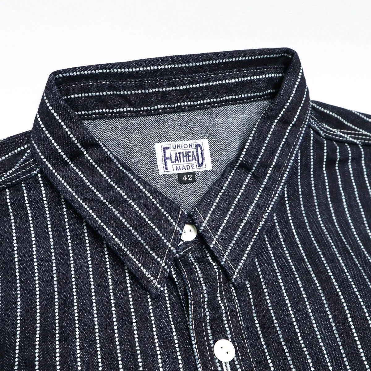 FN-SDK-702L 10oz Denim Wabash Work Shirt sold by Brooklyn Clothing Co. product image thumbnail 2