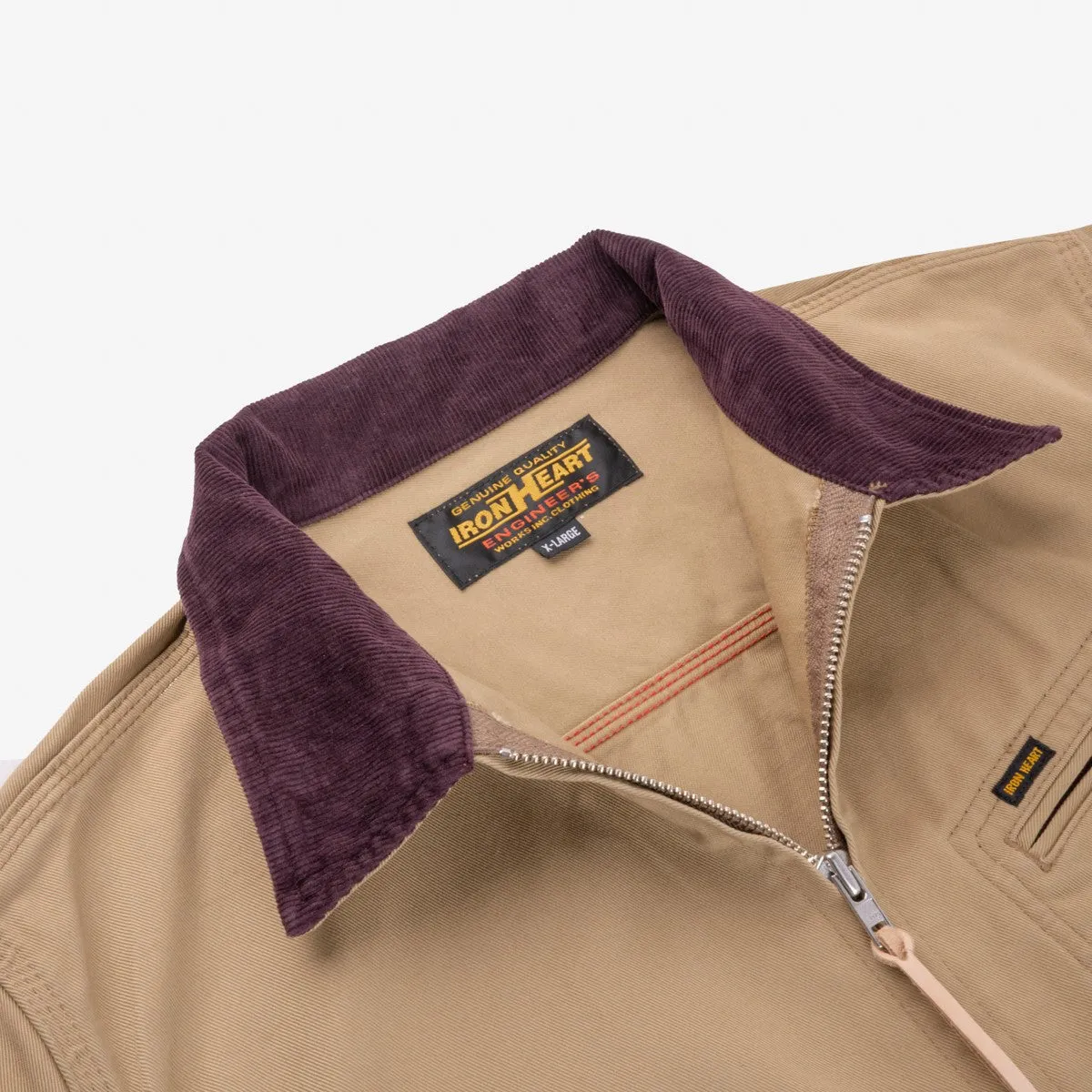 IHJ-144-BEI 12oz Kurashikizome Twill Work Jacket Beige sold by Brooklyn Clothing Co. product image thumbnail 3