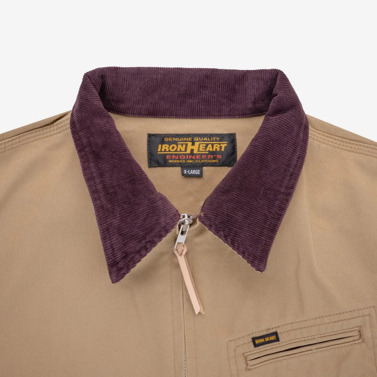 IHJ-144-BEI 12oz Kurashikizome Twill Work Jacket Beige sold by Brooklyn Clothing Co. product image thumbnail 2