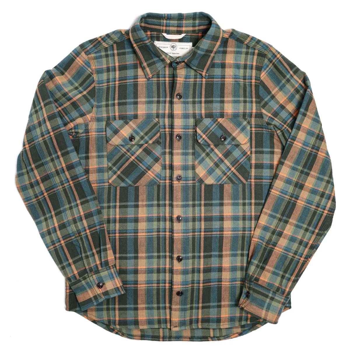 Field Shirt Forest Slub Plaid sold by Brooklyn Clothing Co.