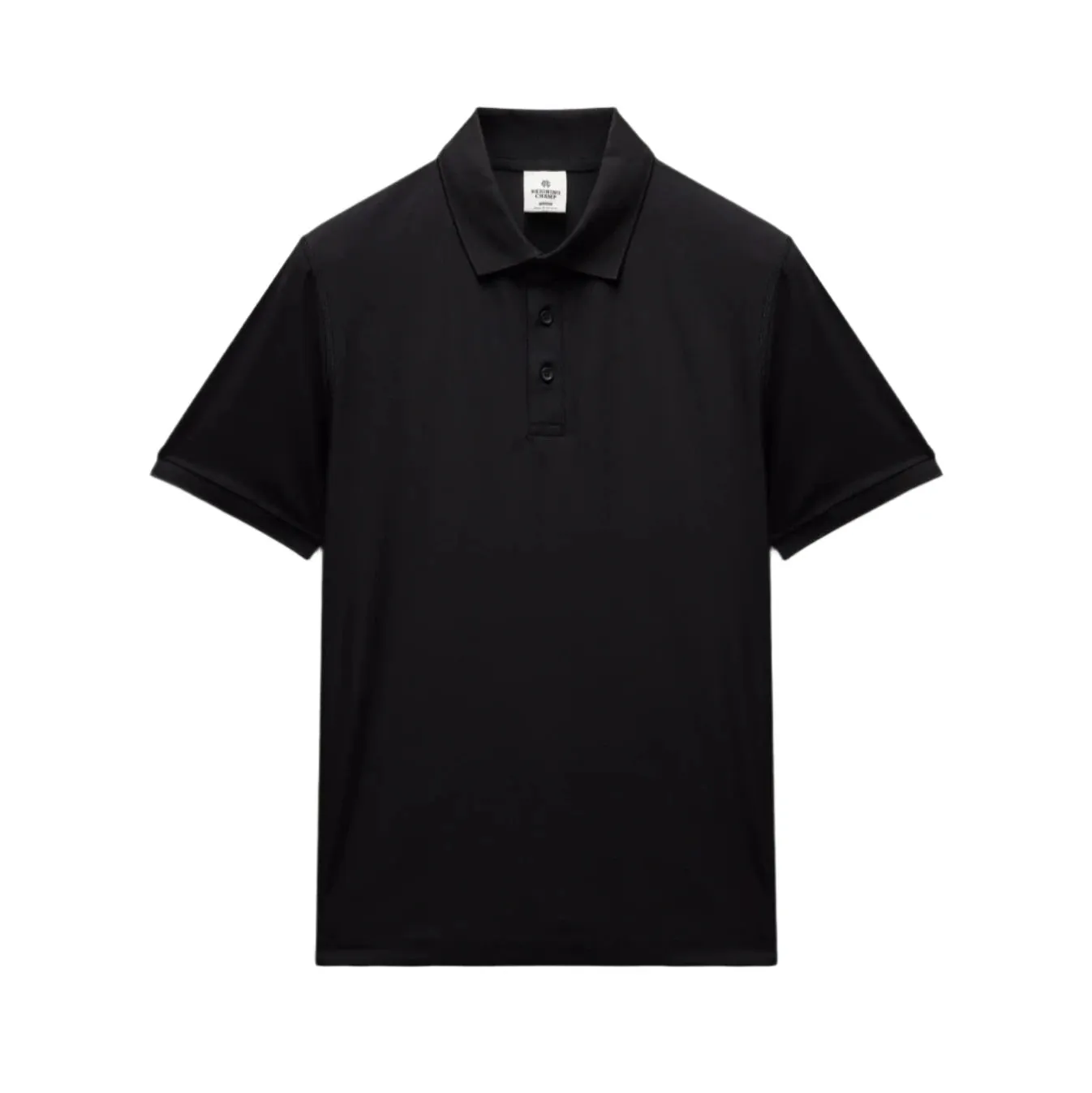Tech Pique Playoff Polo Black sold by Brooklyn Clothing Co.