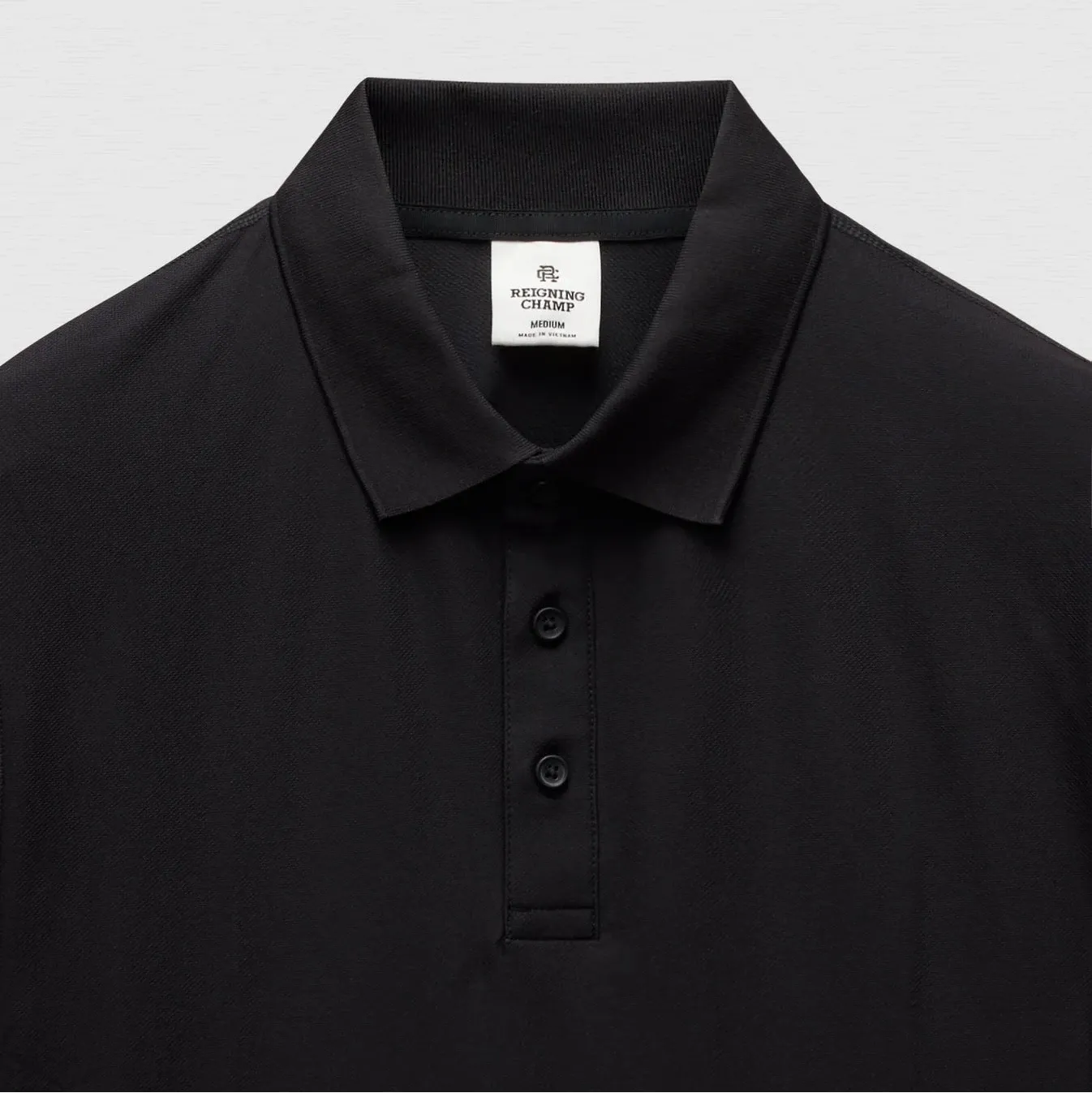 Tech Pique Playoff Polo Black sold by Brooklyn Clothing Co. product image thumbnail 2