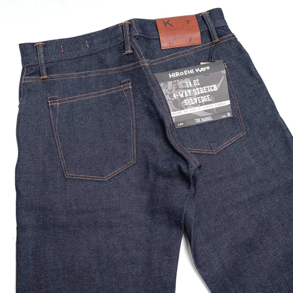The Barrel Classic Straight 14oz Indigo Raw sold by Brooklyn Clothing Co. product image thumbnail 4